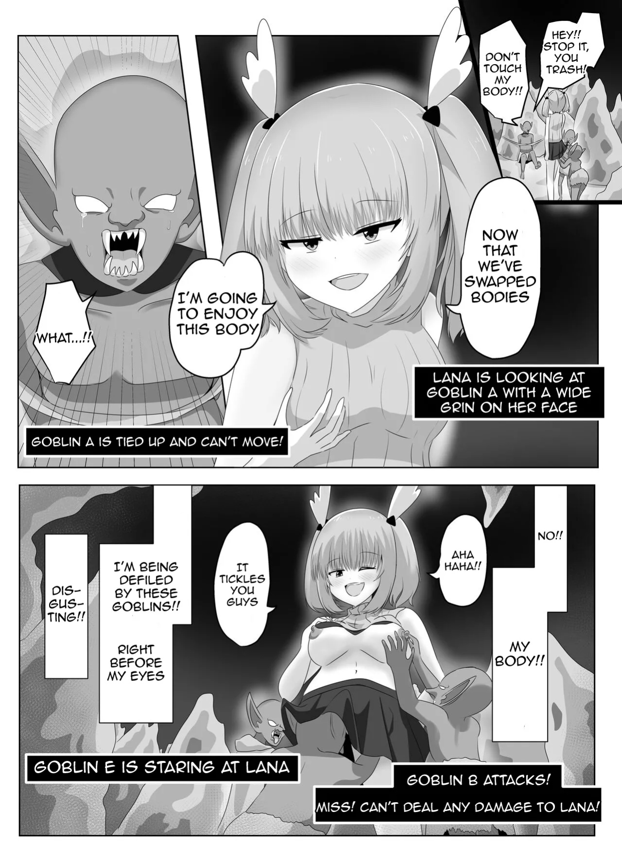 [C Hange (hangesho)] The Female Knight Who Lost Everything To Goblins
