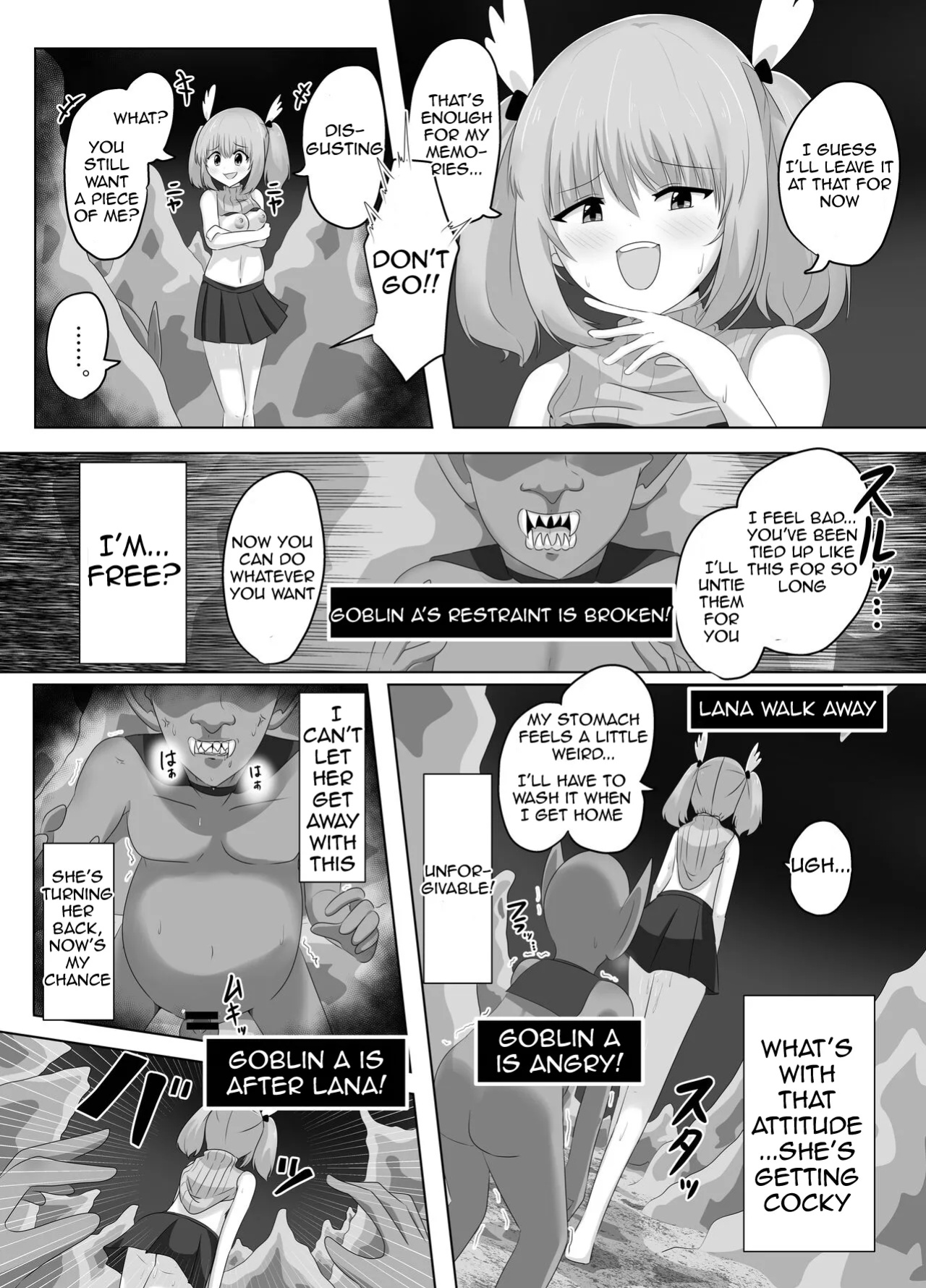 [C Hange (hangesho)] The Female Knight Who Lost Everything To Goblins