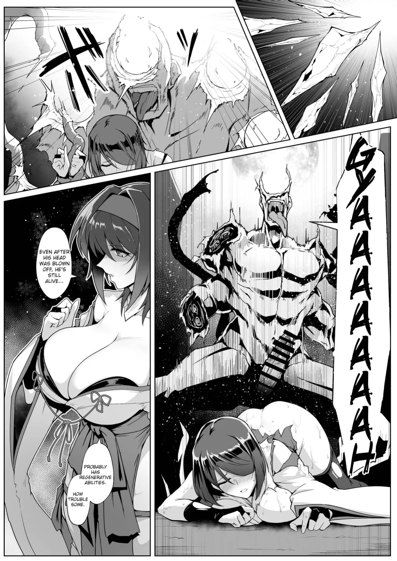 [Hokkebain! (Halcon)] Hama no Miko Ingoku ni Otsu|Exorcist Shrine Maiden~Falling into a Lewd Hell~[MTL]