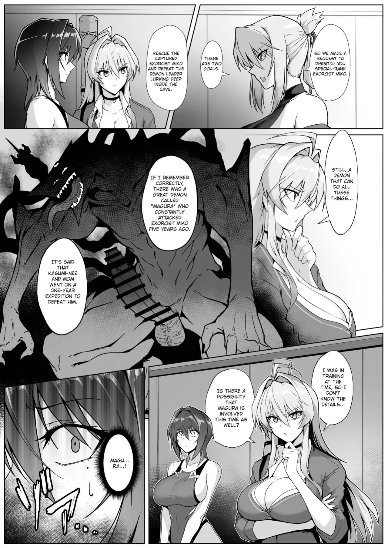 [Hokkebain! (Halcon)] Hama no Miko Ingoku ni Otsu|Exorcist Shrine Maiden~Falling into a Lewd Hell~[MTL]