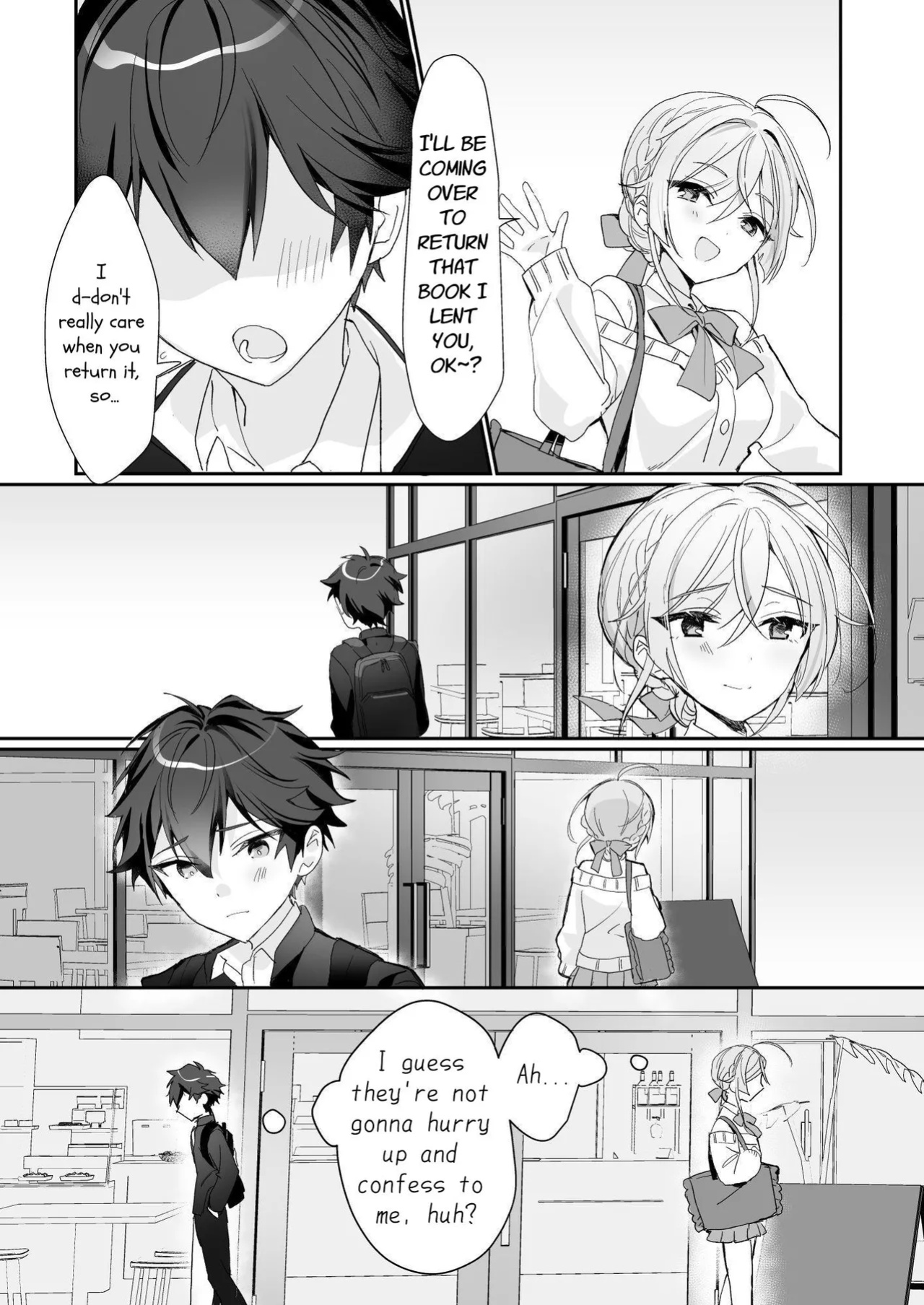 [Sokuochi Shoujo (Kagamino Mochiko)] Josou Shounen to Ama Seme Onee-san | Crossdressing Guy and Sweetly Aggressive Woman [Mahou Shoujon't]