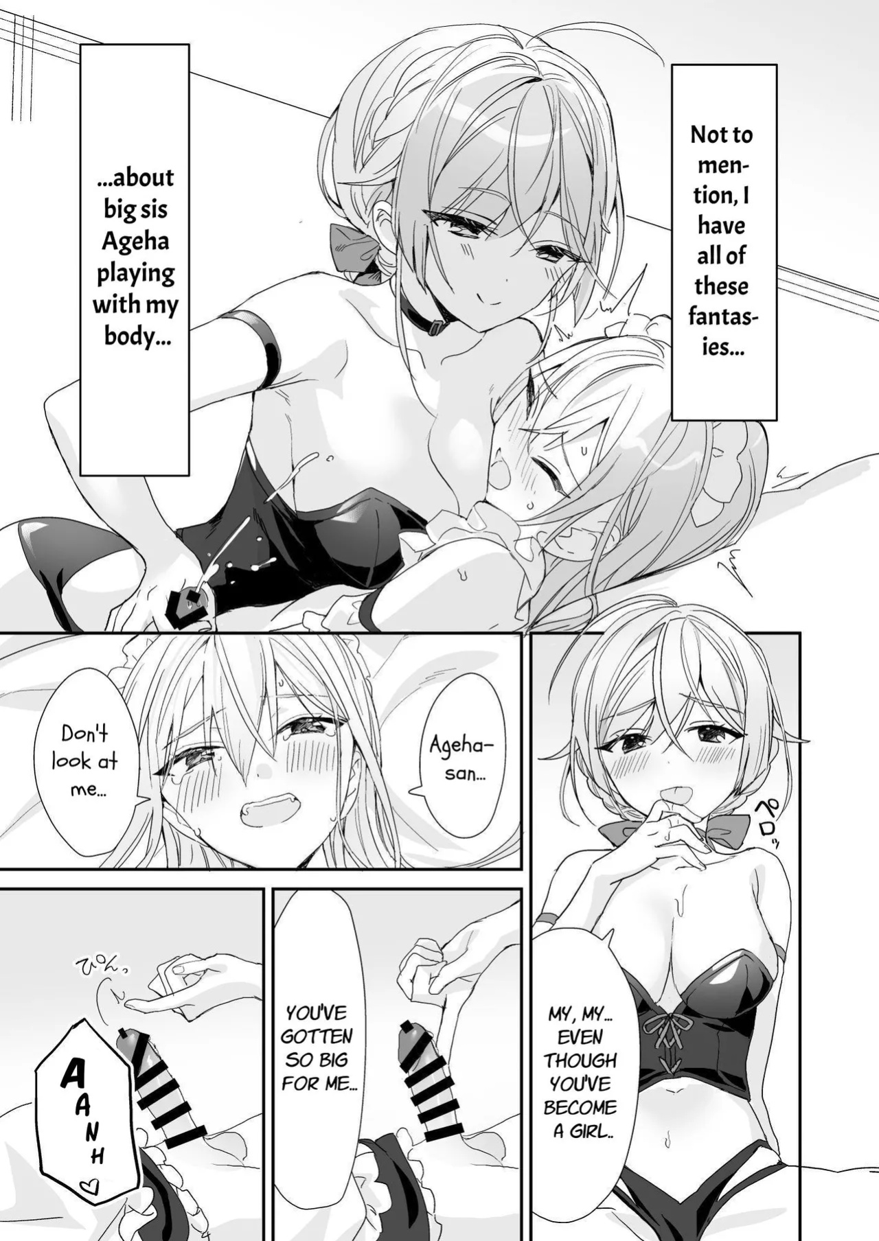 [Sokuochi Shoujo (Kagamino Mochiko)] Josou Shounen to Ama Seme Onee-san | Crossdressing Guy and Sweetly Aggressive Woman [Mahou Shoujon't]