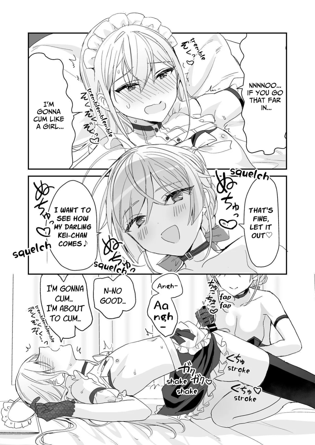 [Sokuochi Shoujo (Kagamino Mochiko)] Josou Shounen to Ama Seme Onee-san | Crossdressing Guy and Sweetly Aggressive Woman [Mahou Shoujon't]