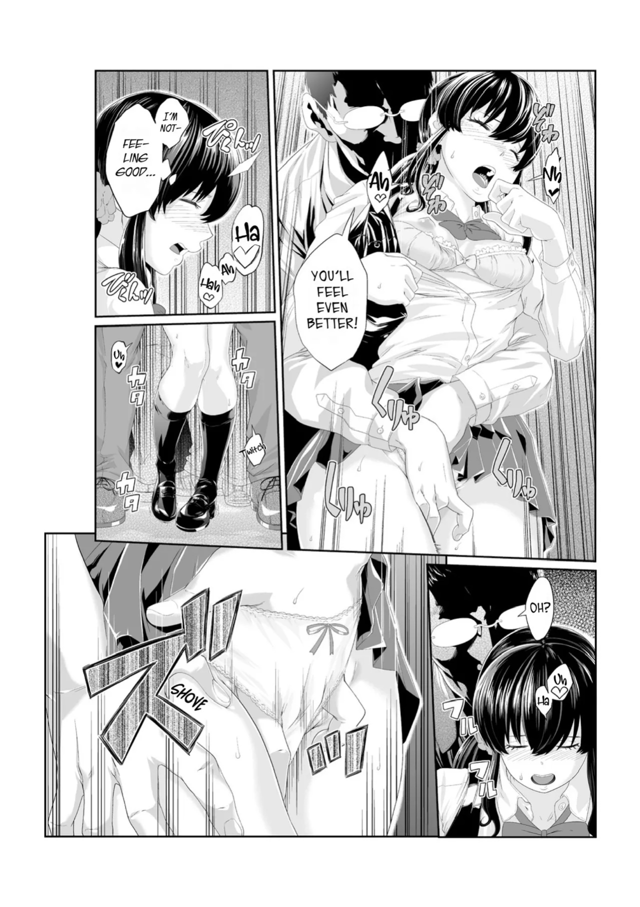 [Qunami Himehiko] Molested until climax! Soaking wet from sensei’s fingers 1-2