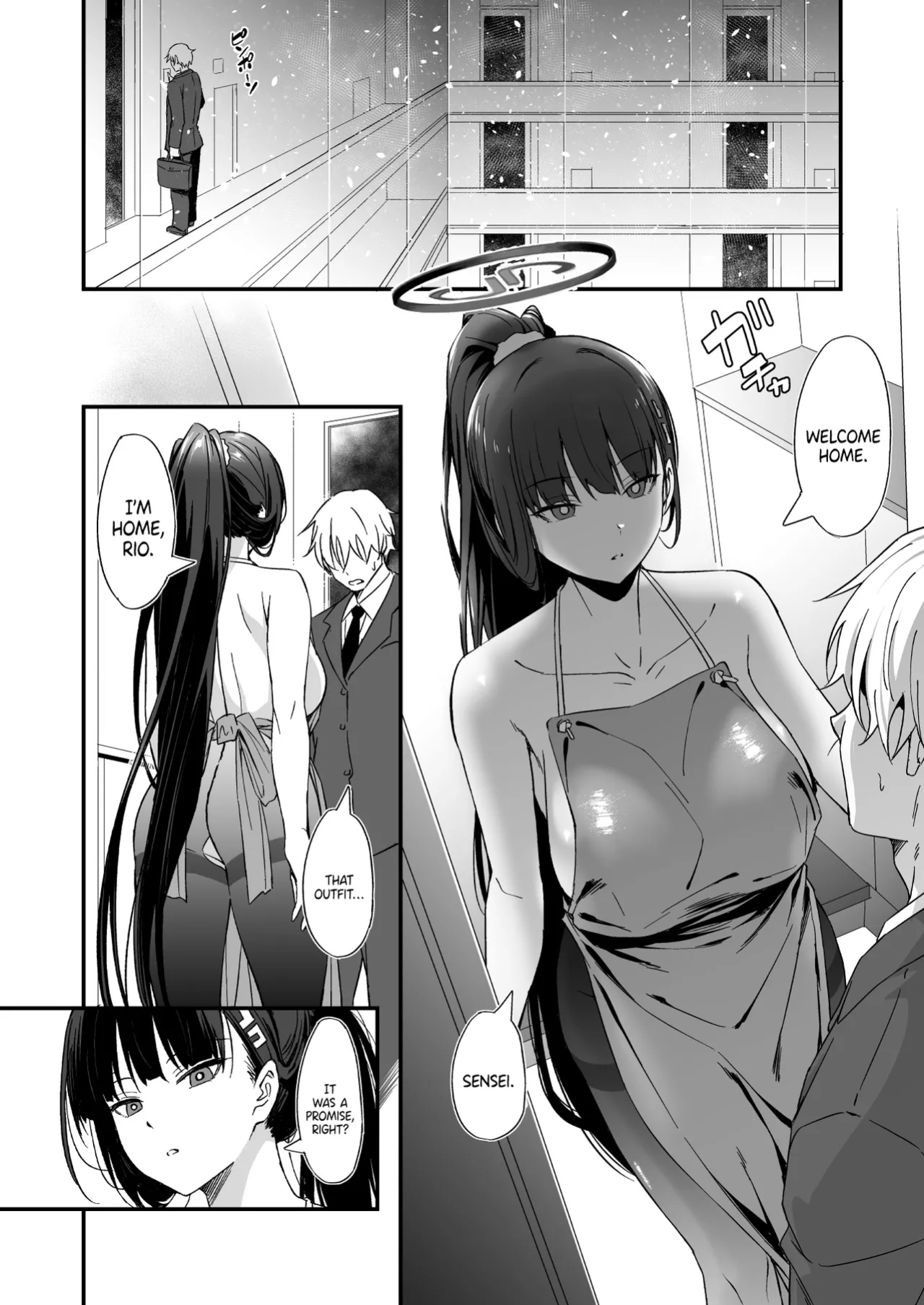 [AERODOG (inu)] Tsukatsuki Rio no Gohoushi Seikatsu / Tsukatsuki Rio's Service Life (Blue Archive)