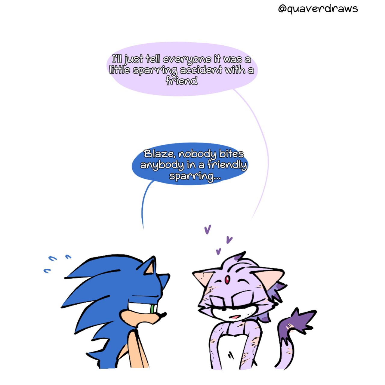 [QuaverNSFW] Amy! your tail is showing! (Sonic the Hedgehog)