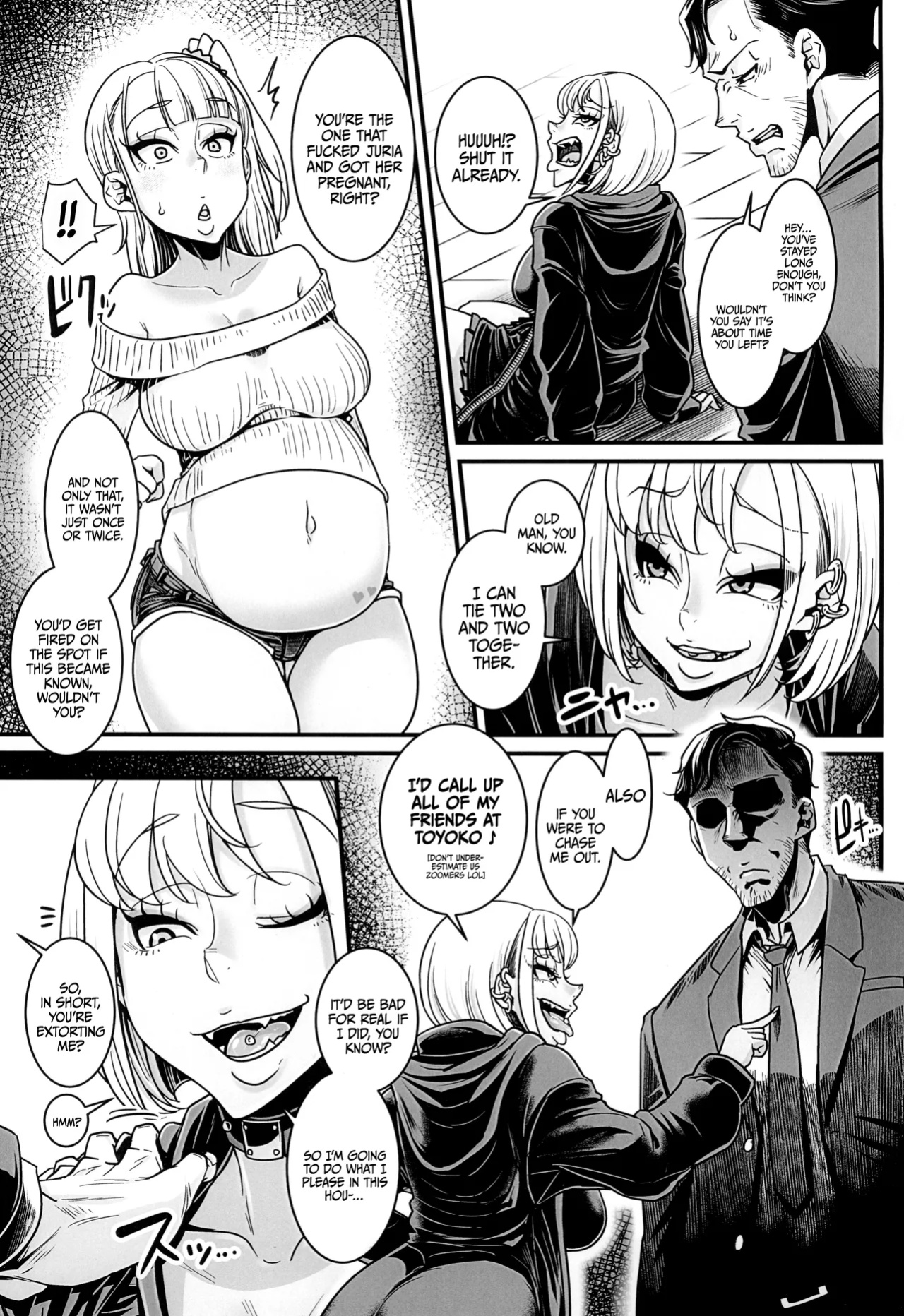 (C105) [Hachimidosan (Toge Toge)] Yonaoshi Oji-san VS Tou Yoko-kei Iede Gal JC / The Old Man Striving To Change The World VS The Toyoko Runaway JC