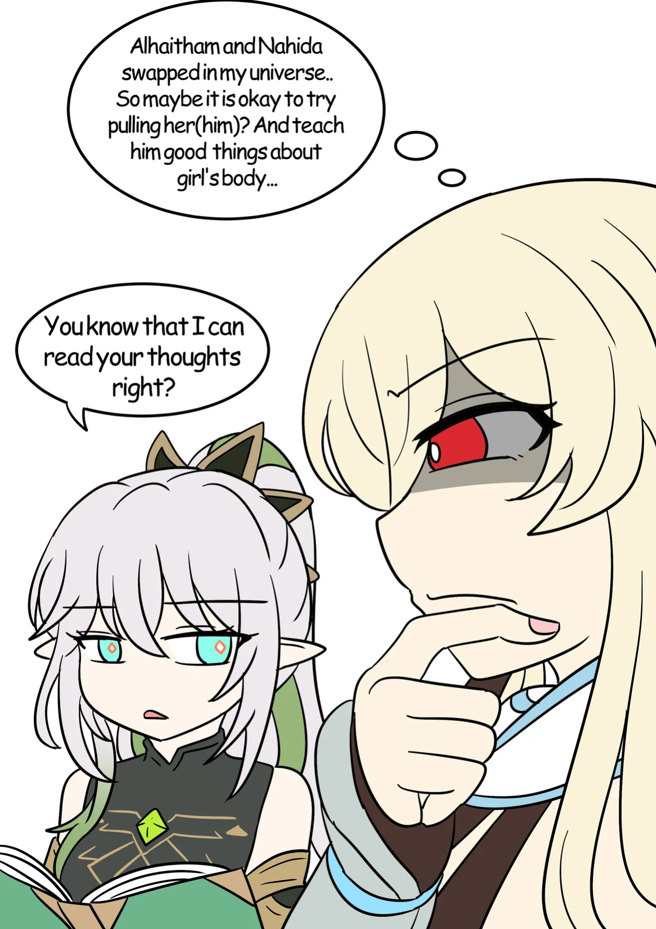 [Vel] Genshin TSF: Forbidden Knowledge