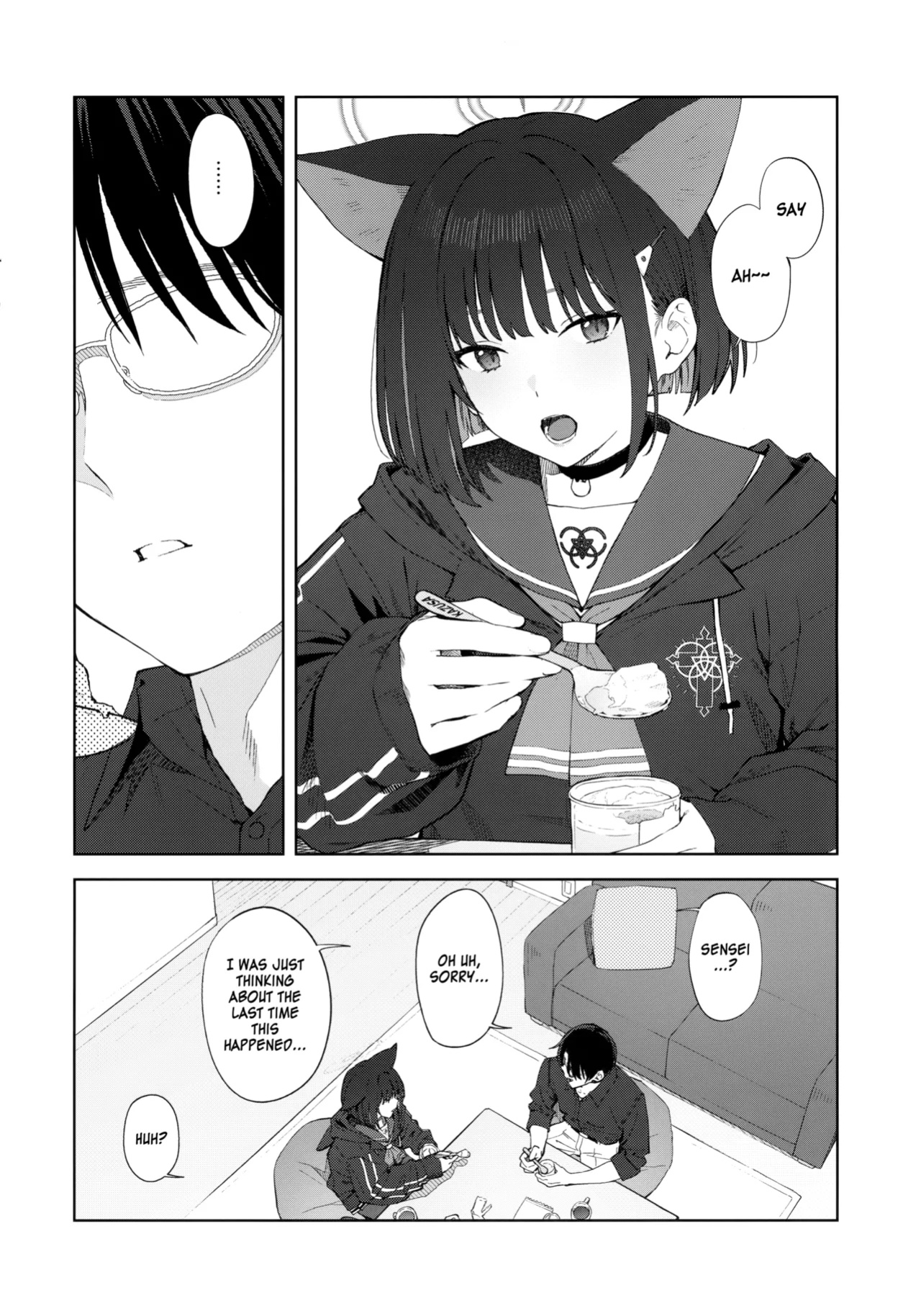 (C104) [Titano-makhia (Mikaduchi)] Konya wa Kuroneko to. | A Night with a Black Cat. (Blue Archive) [SDF]