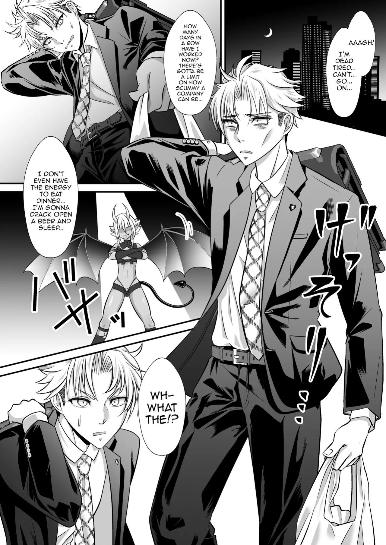 [Shounen Marionette (Kuonji Shutaka)] Shukudai de Ningen to Ecchi suru Inma-kun ♂-tachi no Hon: "Inma no Kizoku nara Gakkou no Shukudai nante Rakushou!... na Hazu" [mysterymeat3]