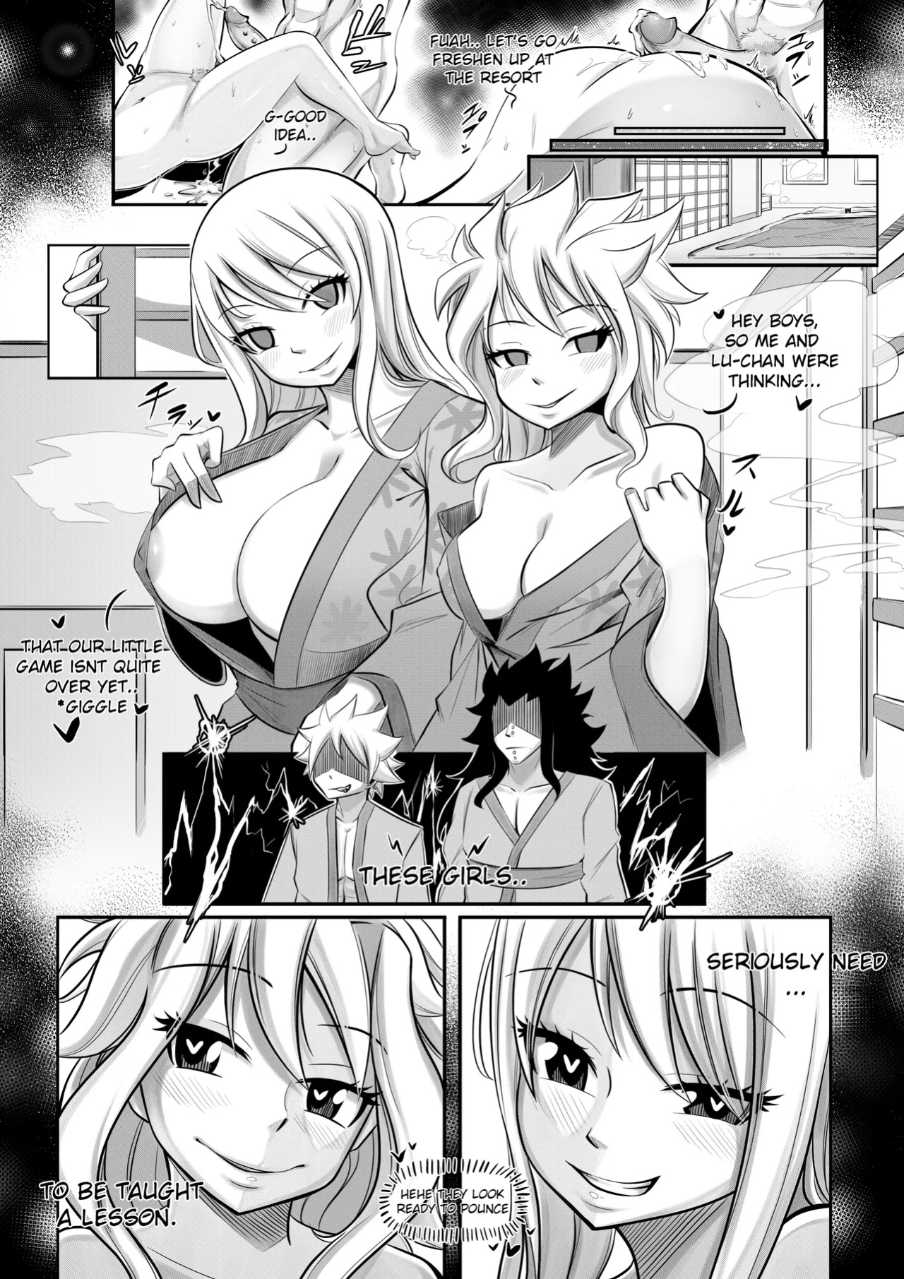 [Joshdinobarney] Summer Dragon Taming Doujin (Fairy Tail) [Uncensored]