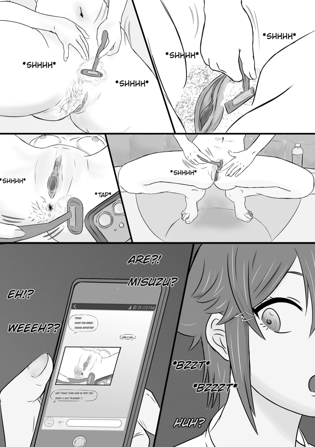 Tomo-chan is... gonna pop my cherry. First Part [UNCENSORED] [NyanshiKoki]