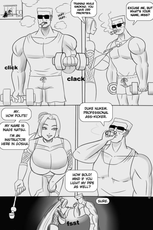 [Vel34] Duke Nukem x Taimanin: Let's Bang Grandma