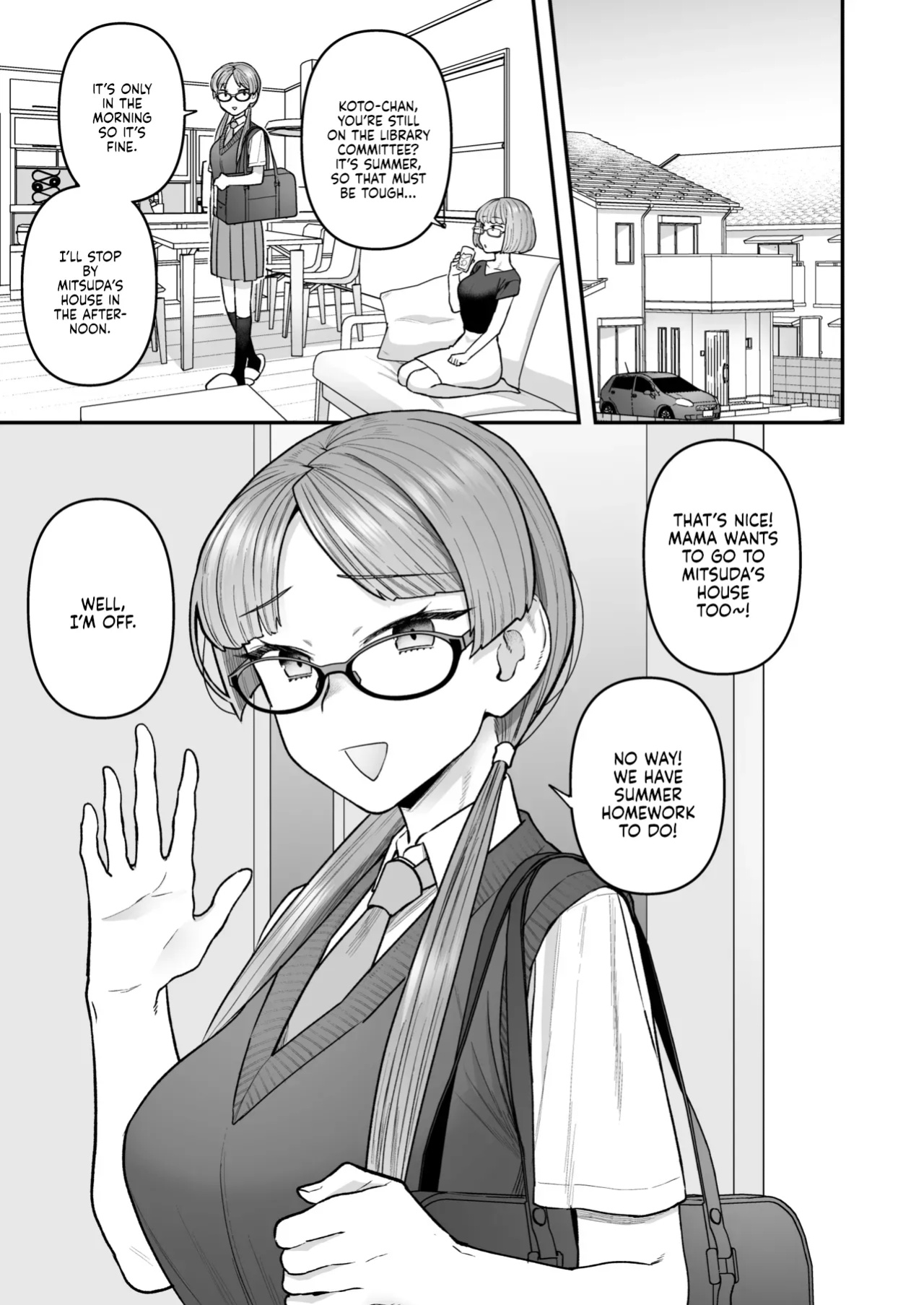 [Sayonara Hornet (Yoshiragi)] Iinchou to Mitsuda-kun Soushuuhen 1 + alpha | The Class President and Mitsuda-kun Compilation 1 + alpha [rez_a]