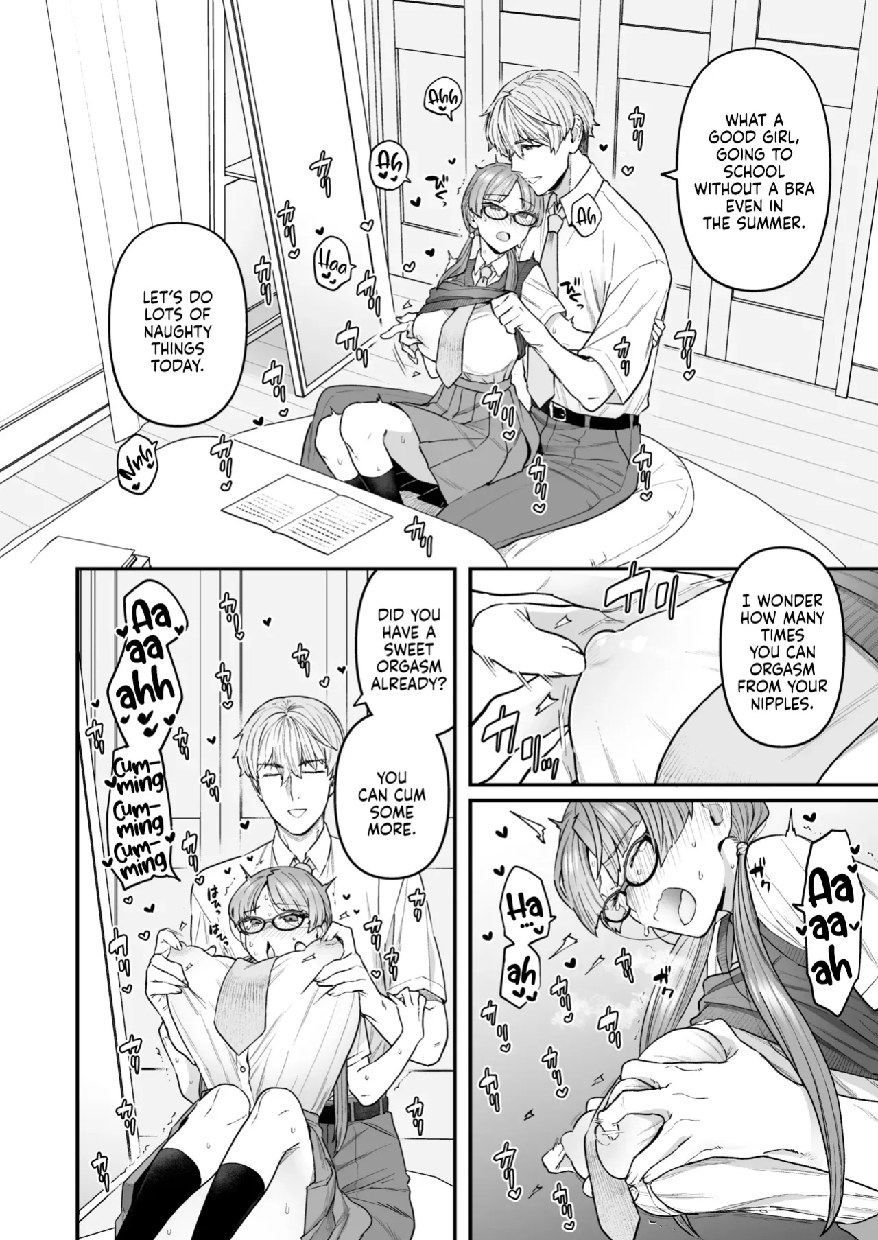 [Sayonara Hornet (Yoshiragi)] Iinchou to Mitsuda-kun Soushuuhen 1 + alpha | The Class President and Mitsuda-kun Compilation 1 + alpha [rez_a]