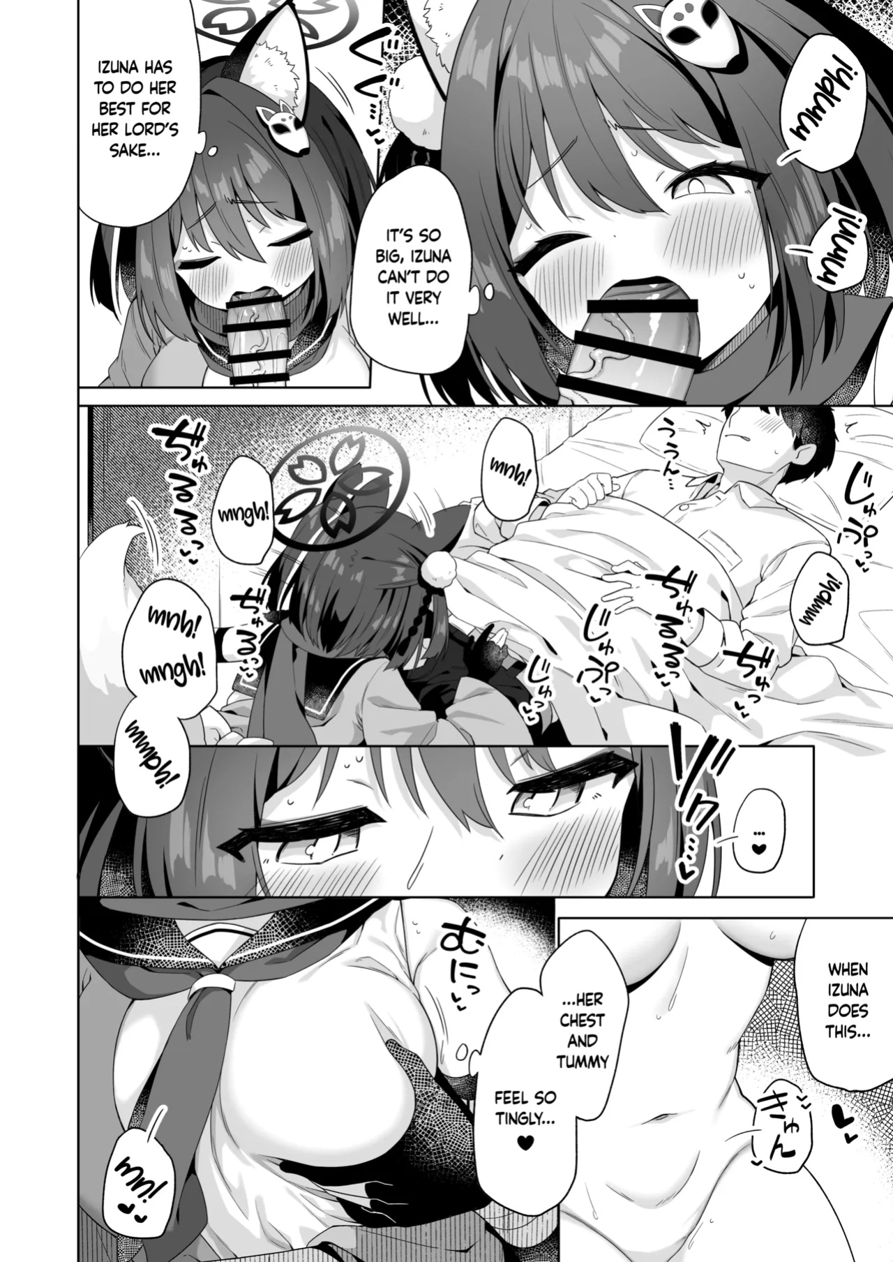 [Mukuton Kyouju to Soratobu Potato. (Muku)] Aruji-dono no Osewa wa Shinobi no Tsutome desu!! | Taking Care of One's Lord is A Ninja's Duty!! (Blue Archive) [Douzo Lad Translations]