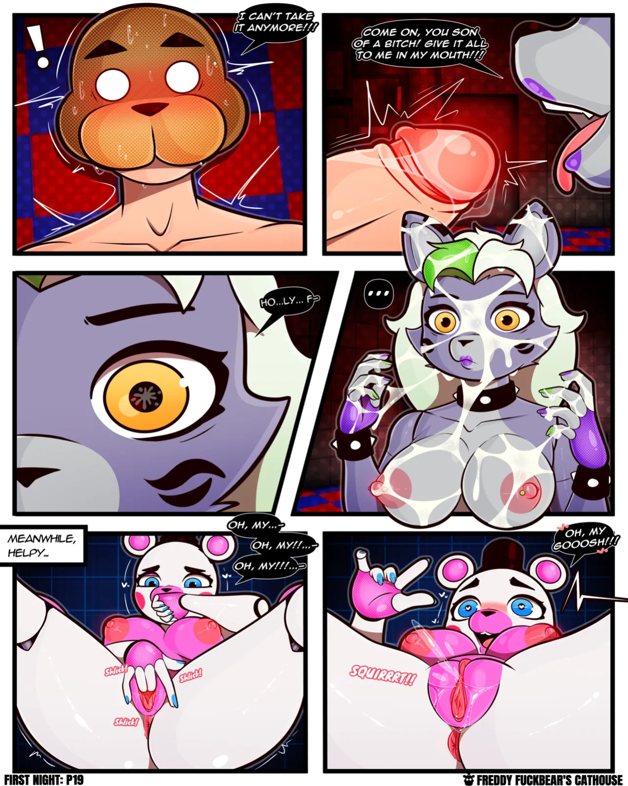[KevWrite] Freddy Fuckbear's Cathouse: First Night (Five Nights at Freddy's)