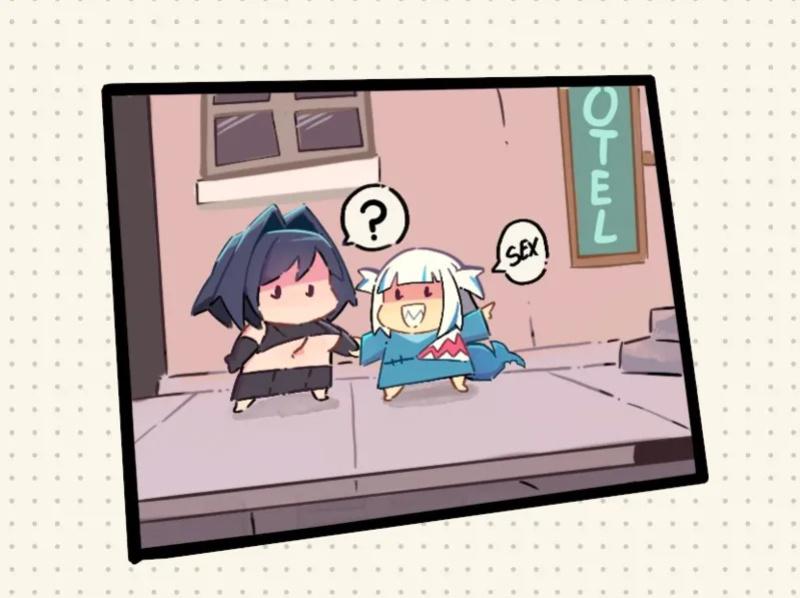 [PixZapix] Gura x Kronii (Hololive)