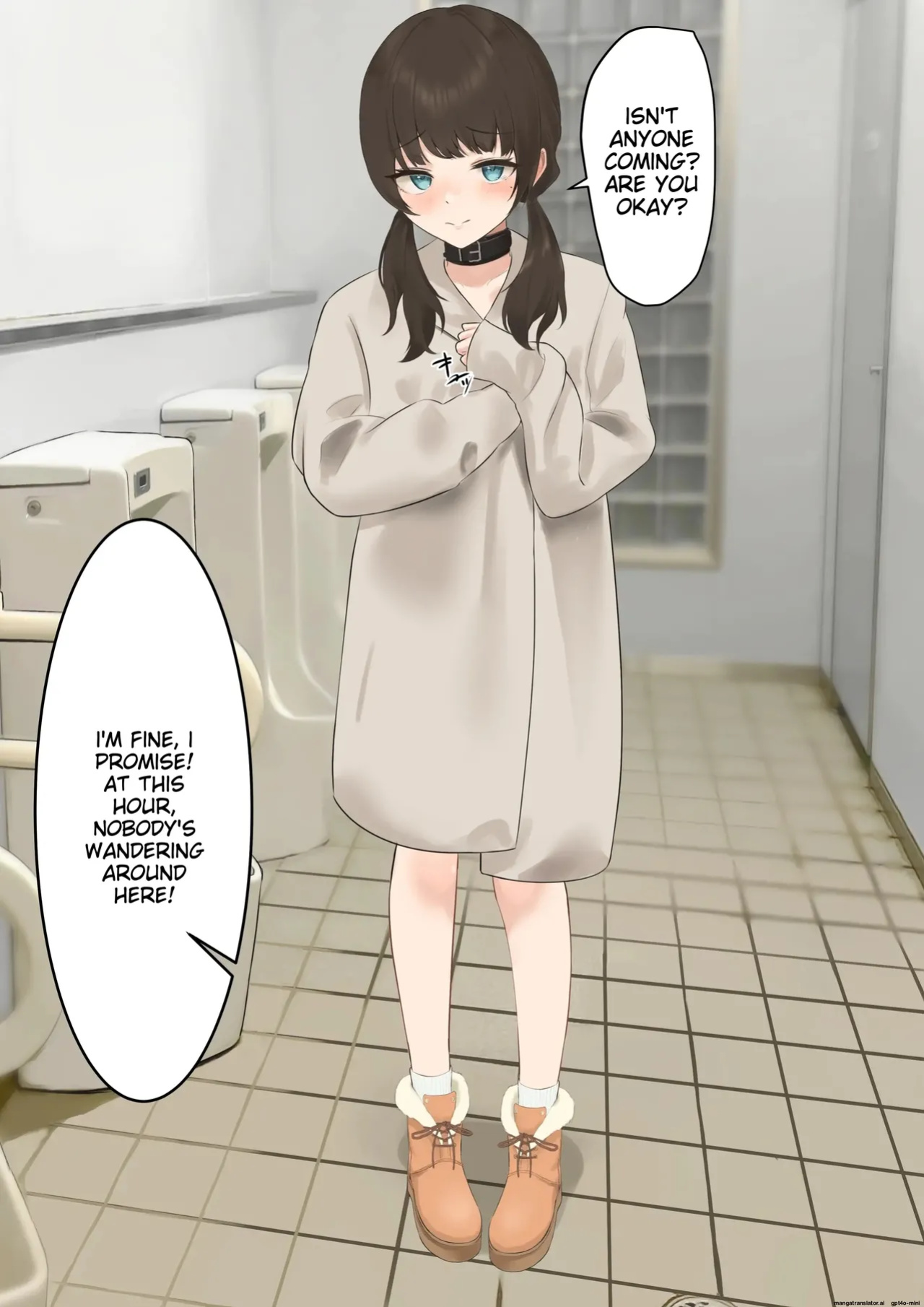 Submissive Girlfriend - Public Toilet Cuckolding -