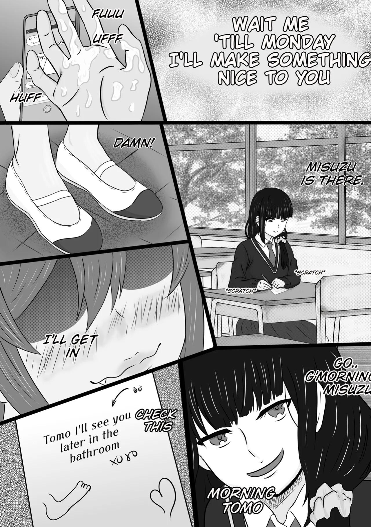 Tomo-chan is... gonna pop my cherry. Second Part (2) [UNCENSORED] [NyanshiKoki]