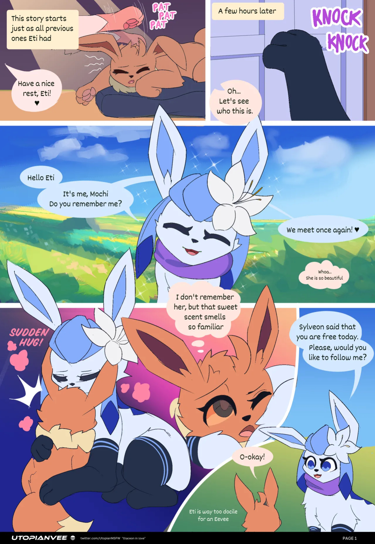 [UtopianVee] Glaceon in Love (Pokemon) COMPLETE