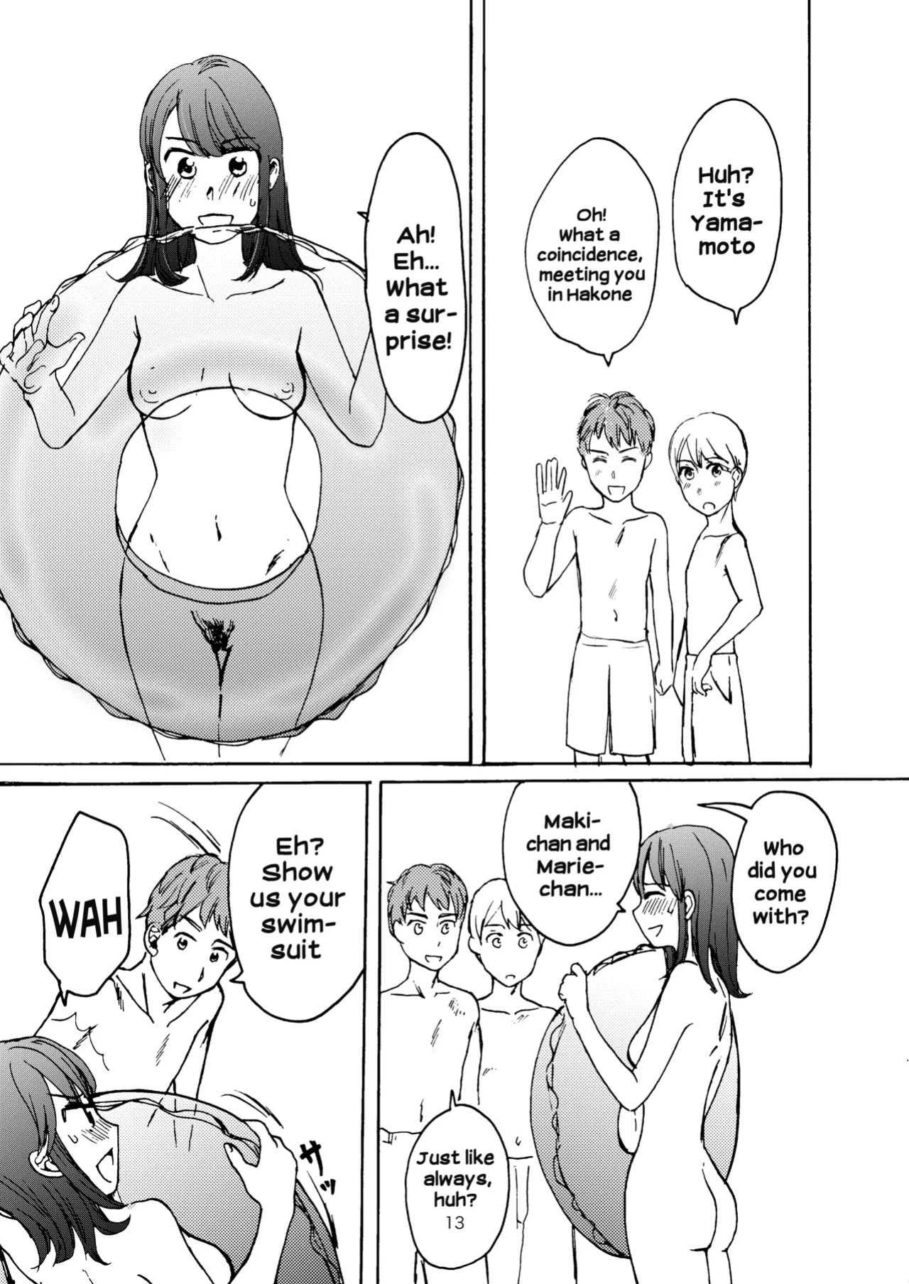 [Tataki Kikiki] Ai no Onsen Pool | The Hot Spring Pool of Love [Hikari no Kaze]