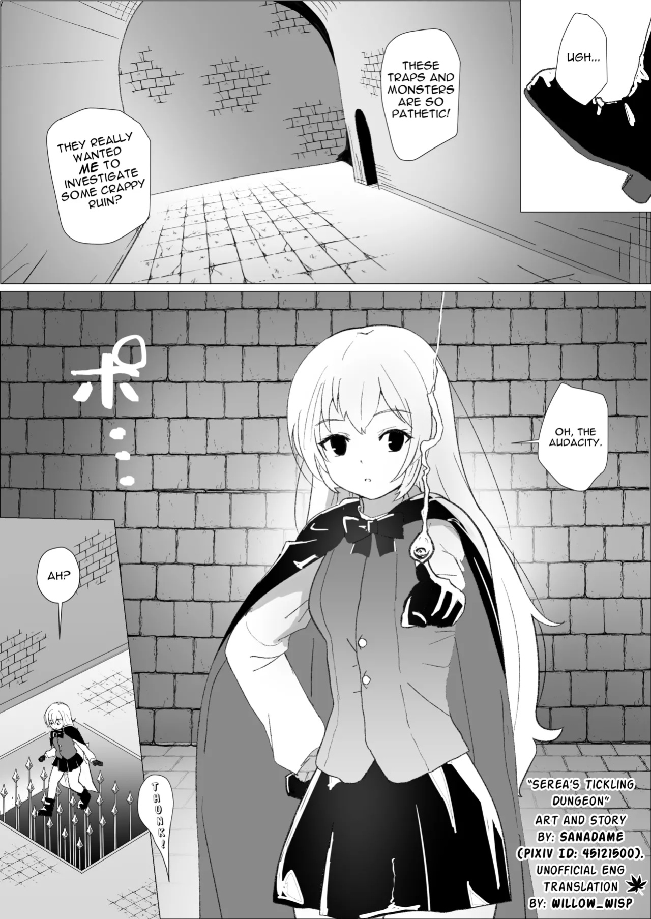 [Ibukichika (Sanadame)] Serea's Tickling Dungeon