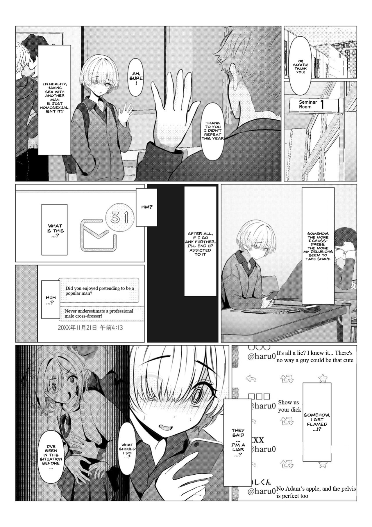 [Oden Ohgan (TuriSasu)] Dr. Hayato's Feminization Medical Record ~University Edition~ [Mk45 Translation]