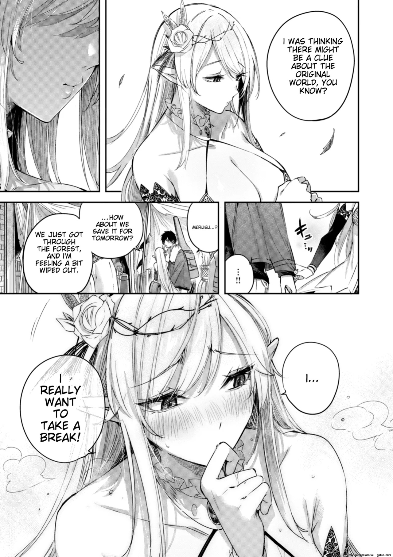 [kakao] Dokushin Hunter no Deai wa Elf no Mori de | The Single Hunter Meets Girl in The Elven Forest