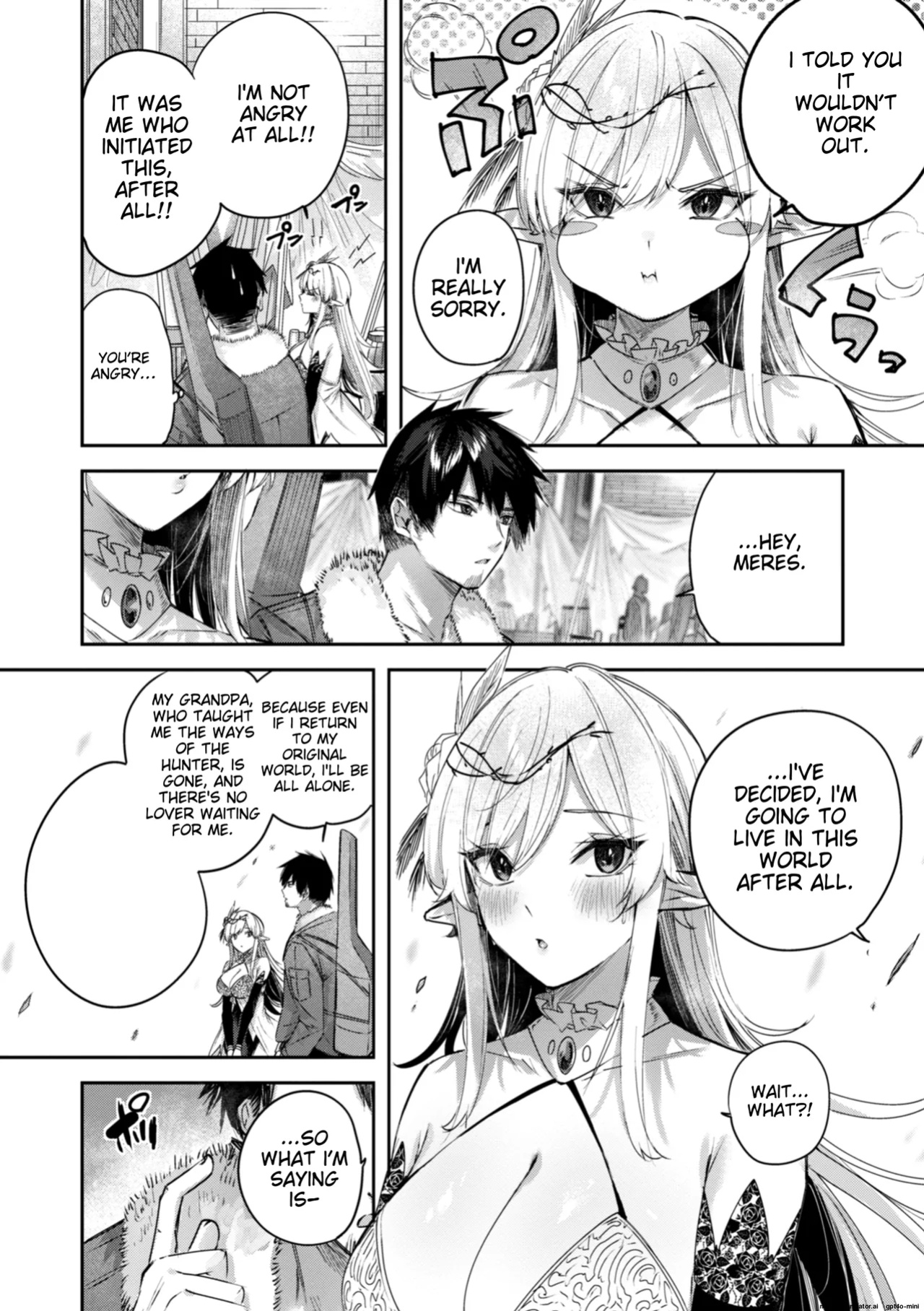 [kakao] Dokushin Hunter no Deai wa Elf no Mori de | The Single Hunter Meets Girl in The Elven Forest