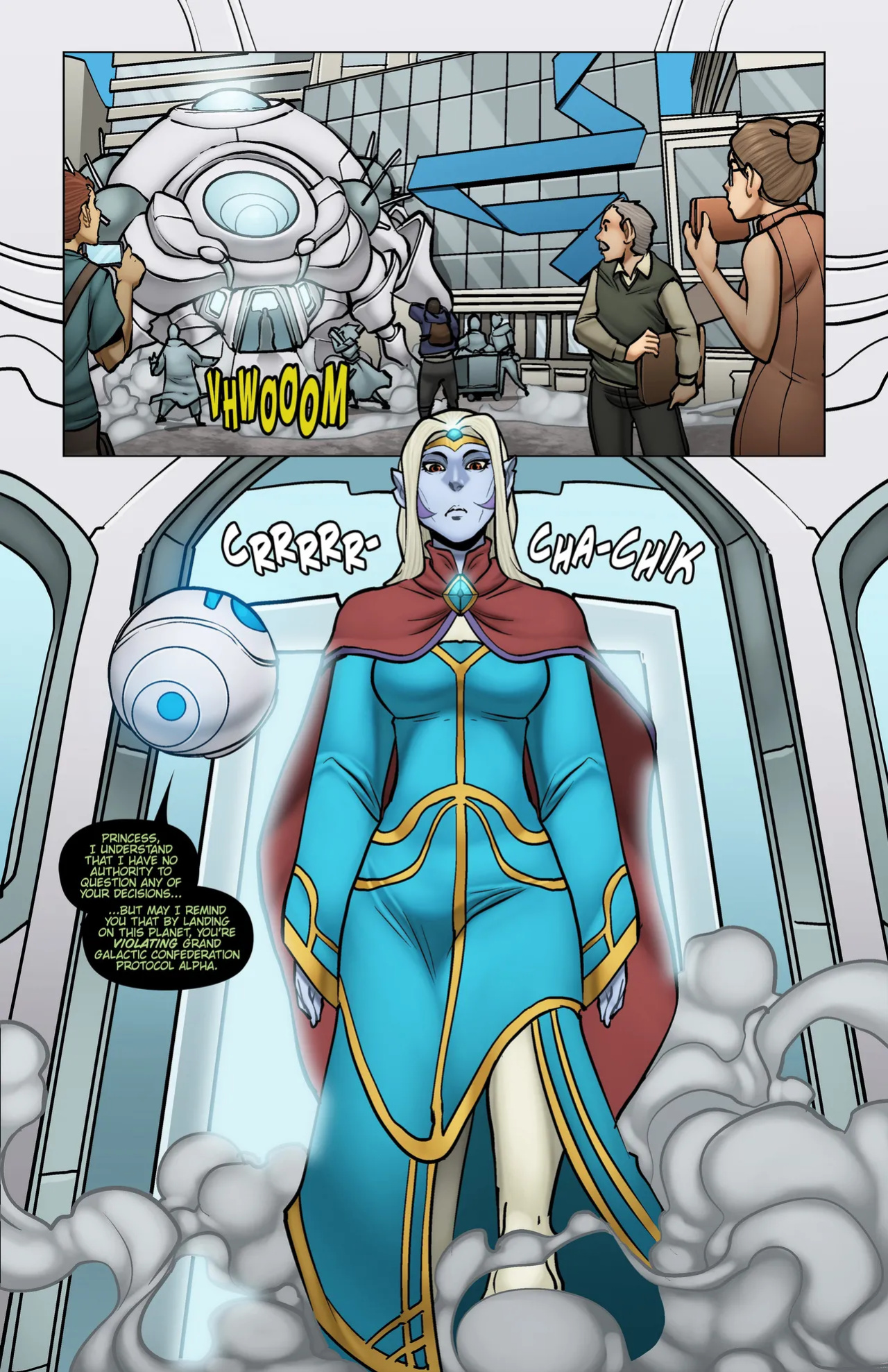 [Expansionfancomics] Earth food is tasty