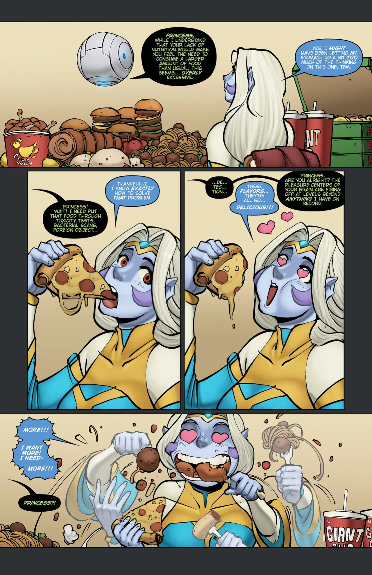 [Expansionfancomics] Earth food is tasty