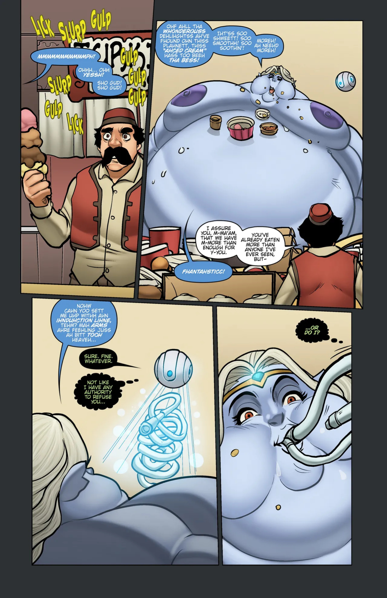 [Expansionfancomics] Earth food is tasty