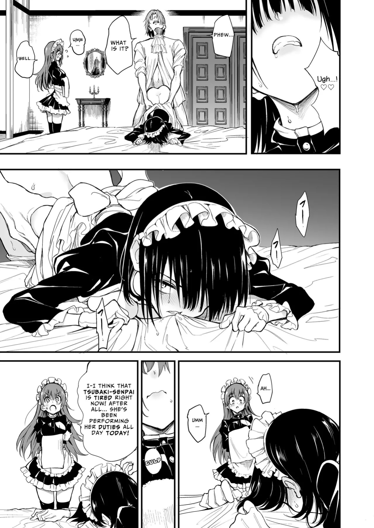 [Kyockchokyock (Kyockcho)] Maid Kyouiku. 7 -Botsuraku Kizoku Rurikawa Tsubaki- | Maid Education 7 -Fallen Aristocrat Rurikawa Tsubaki- [Benri]
