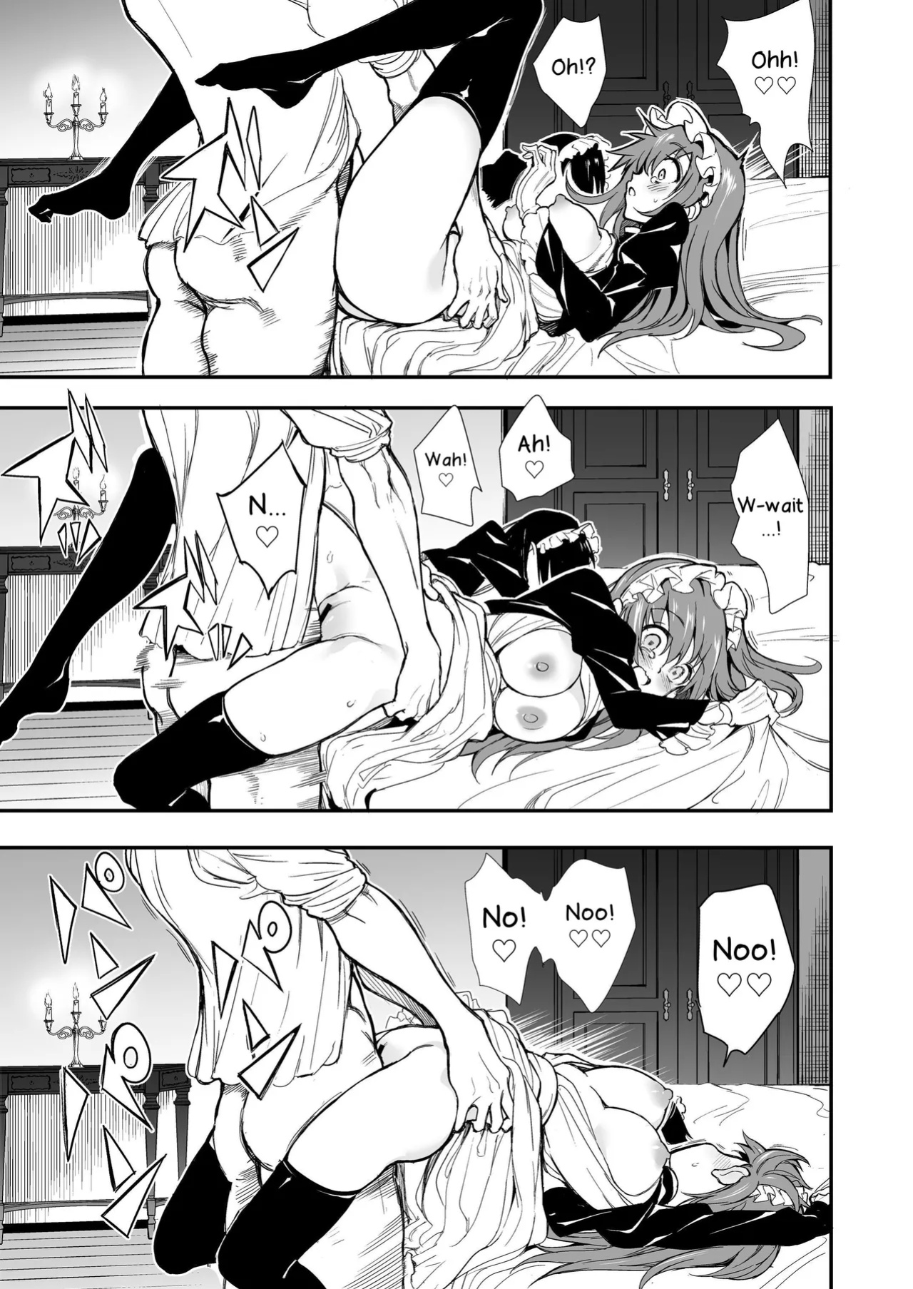 [Kyockchokyock (Kyockcho)] Maid Kyouiku. 7 -Botsuraku Kizoku Rurikawa Tsubaki- | Maid Education 7 -Fallen Aristocrat Rurikawa Tsubaki- [Benri]