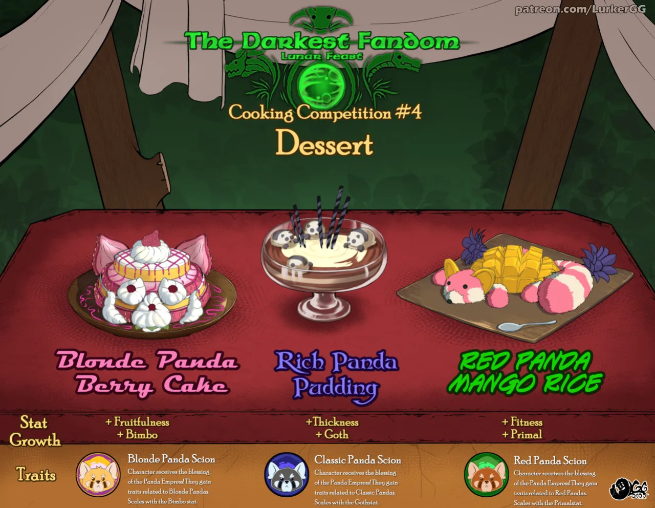 Darkest Fandom Lunar Feast, Growth Adventure (LurkerGG)