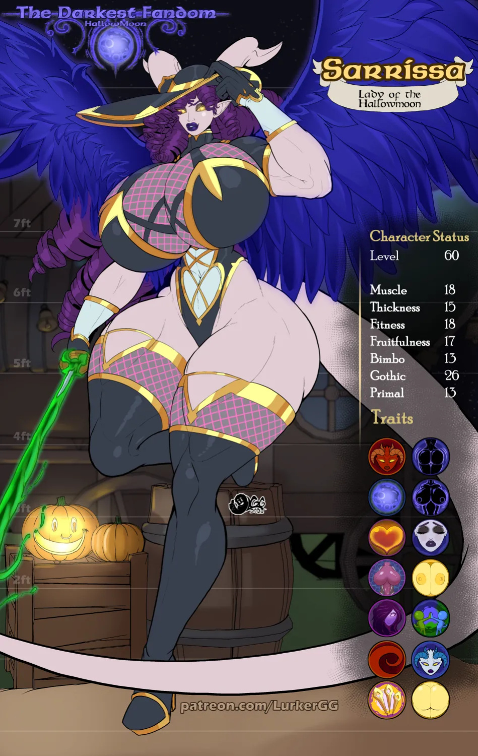 Darkest Fandom Hallowmoon, Growth Adventure (LurkerGG)
