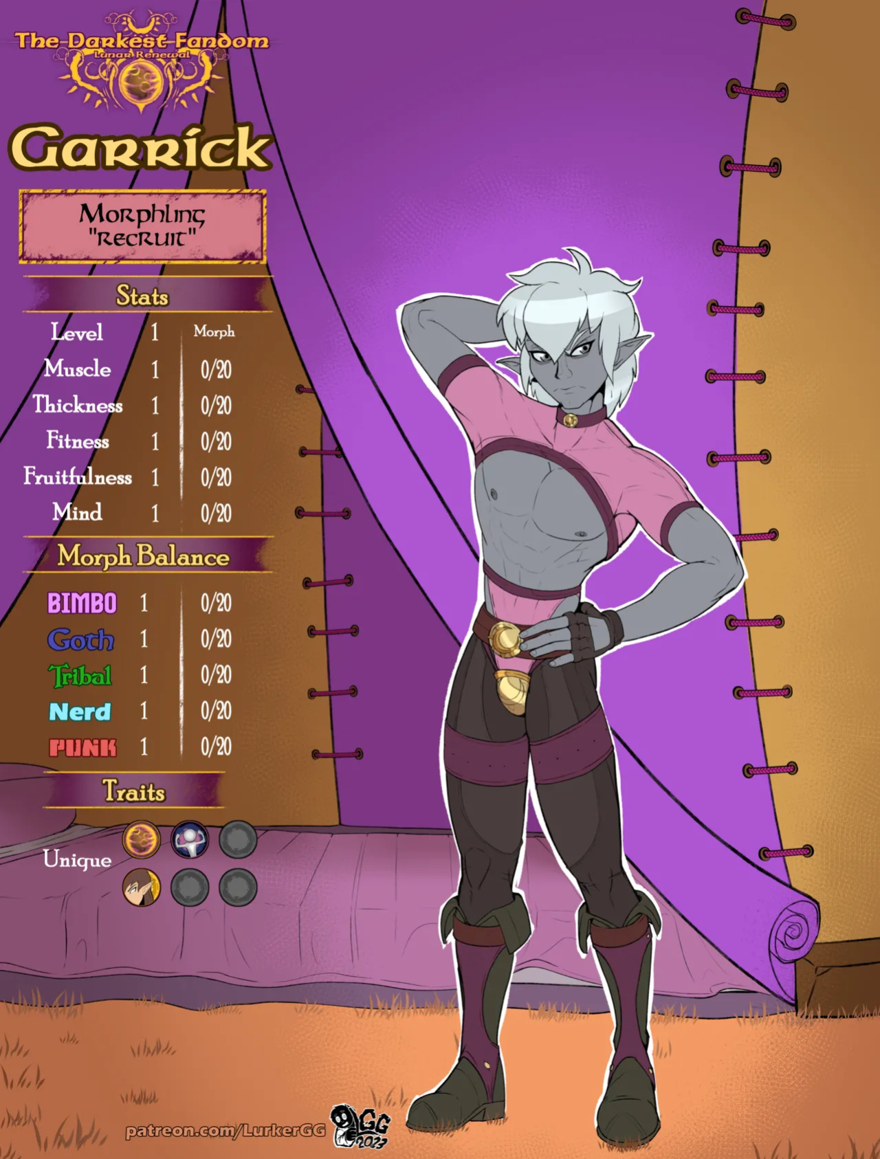 Darkest Fandom Lunar Renewal, Growth Adventure (LurkerGG)