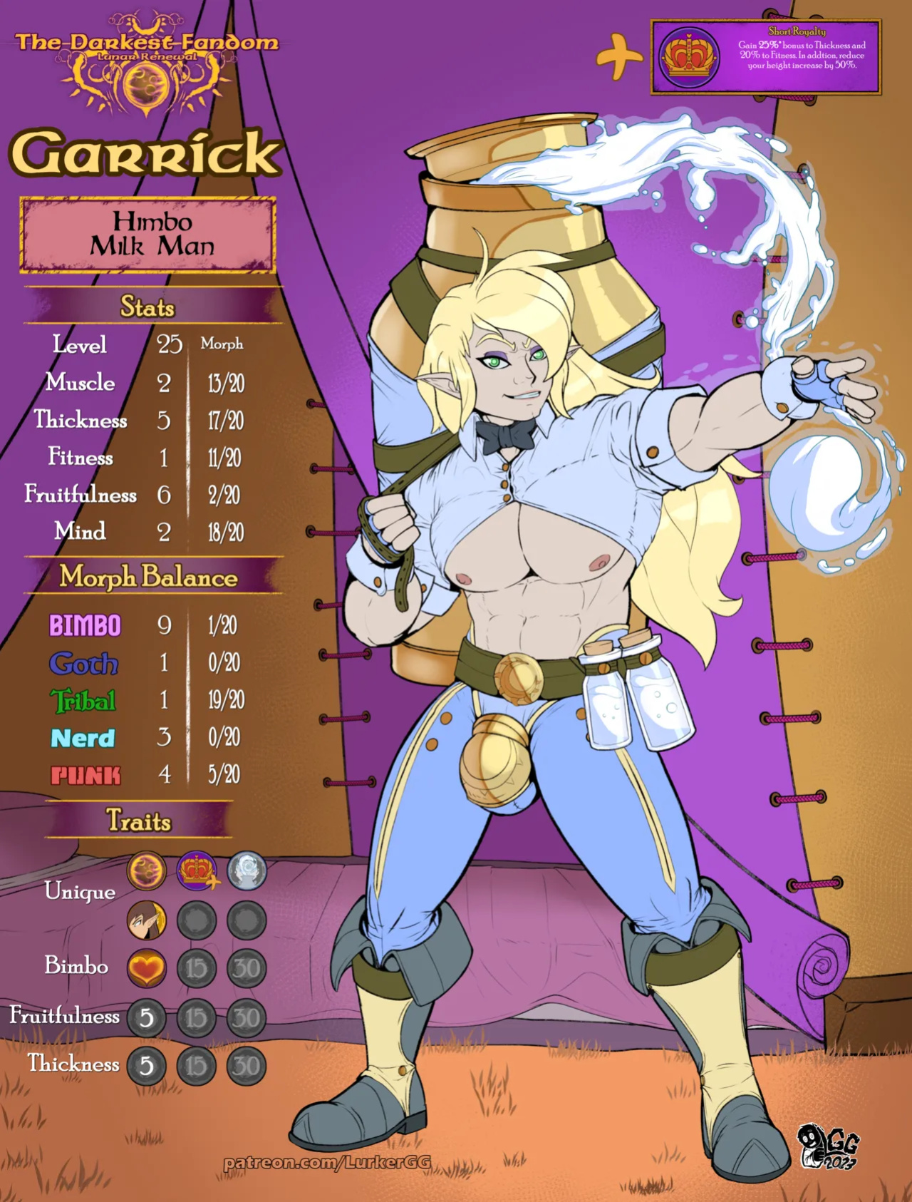 Darkest Fandom Lunar Renewal, Growth Adventure (LurkerGG)