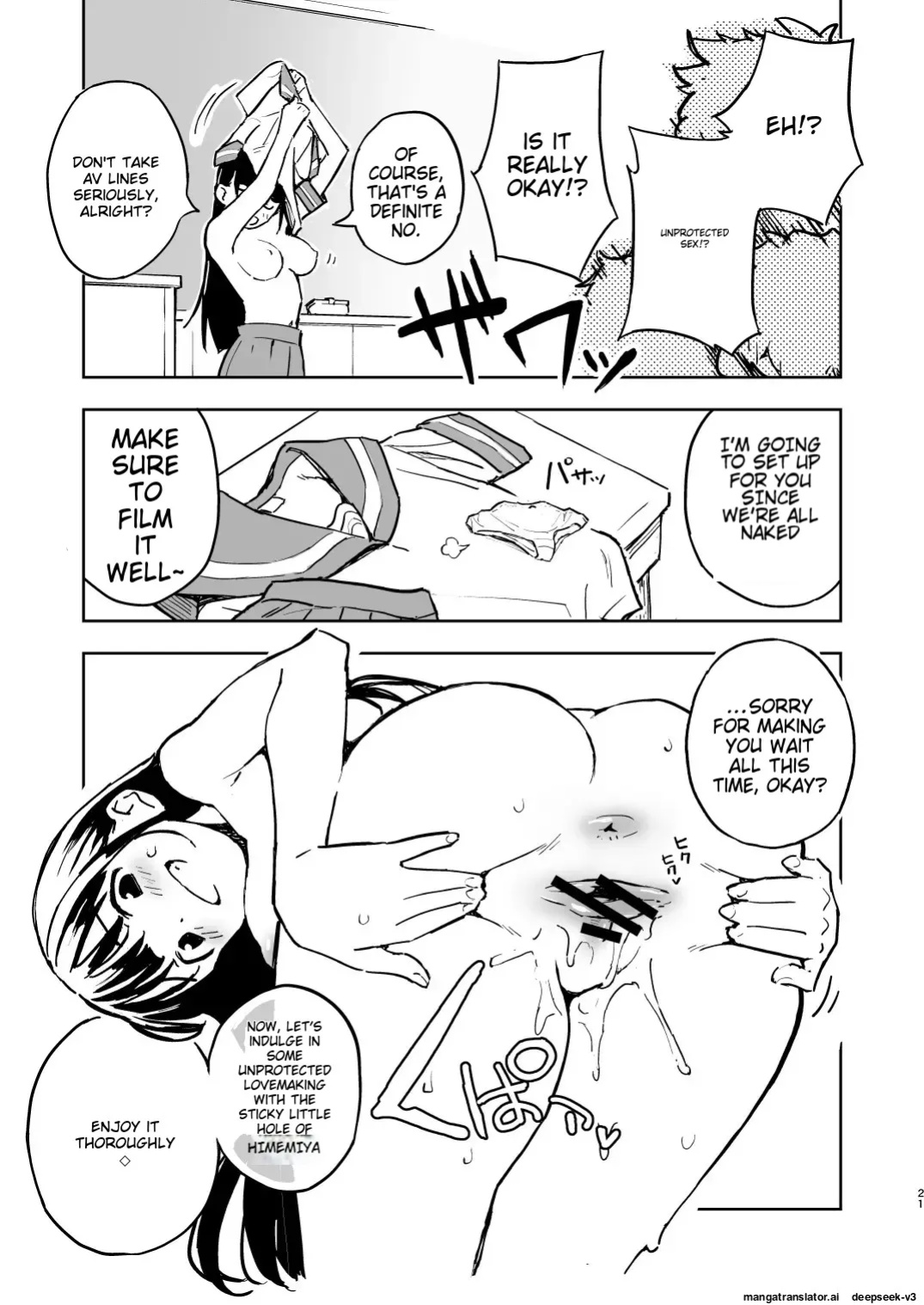 [Mirakoku (Yasumi Mirakichi)] 1-kagetsu Ninshin Shinakereba Otoko ni Modoreru Hanashi (3) [EditedMTL]
