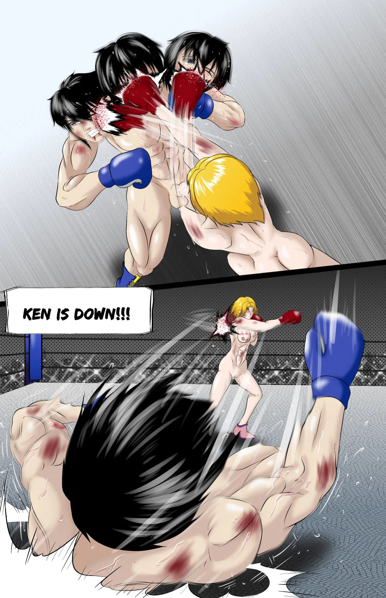 (choutzun) Mix boxing ken vs Tina