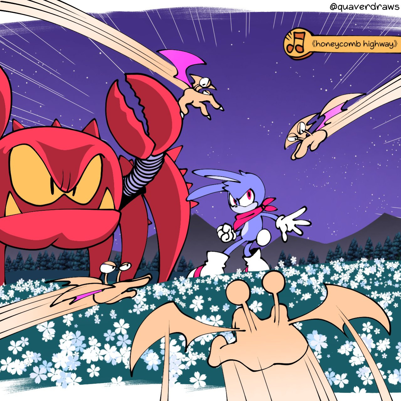 [Quaverdraws | QuaverNSFW] Prototype Sonic x Prototype Blaze