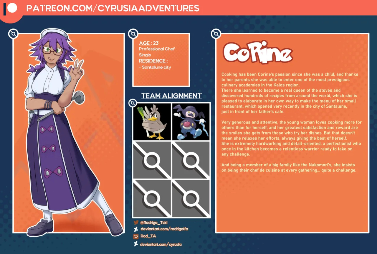 [rodrigotfa] 1. Cyrusia's Adventures / Lore Infos / Character Sheets / Nakomori Familly