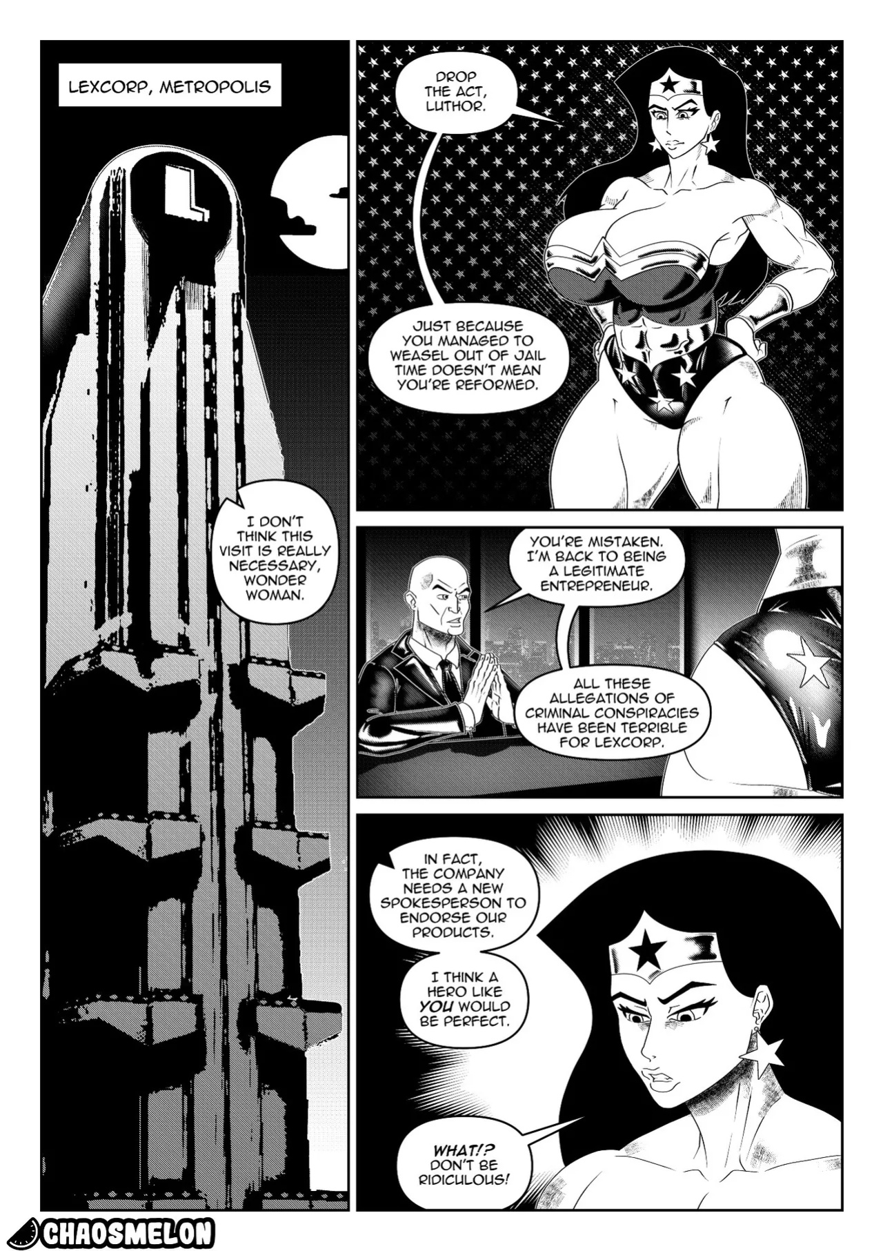 [ChaosMelon] Super Heroines in Hipnotyc Trouble