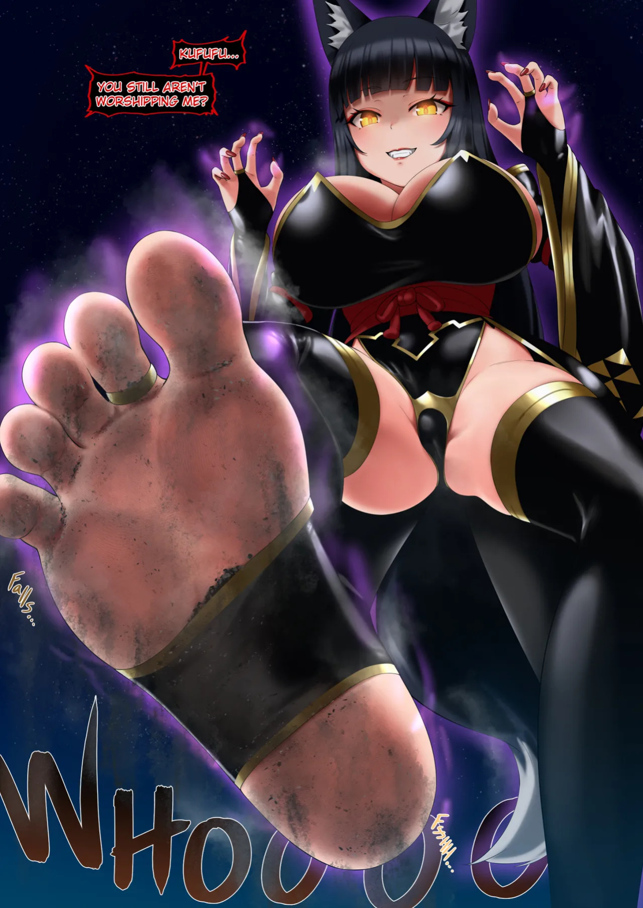 [rakiA] Lazy & Carefree Giant Fox Menou-Chan