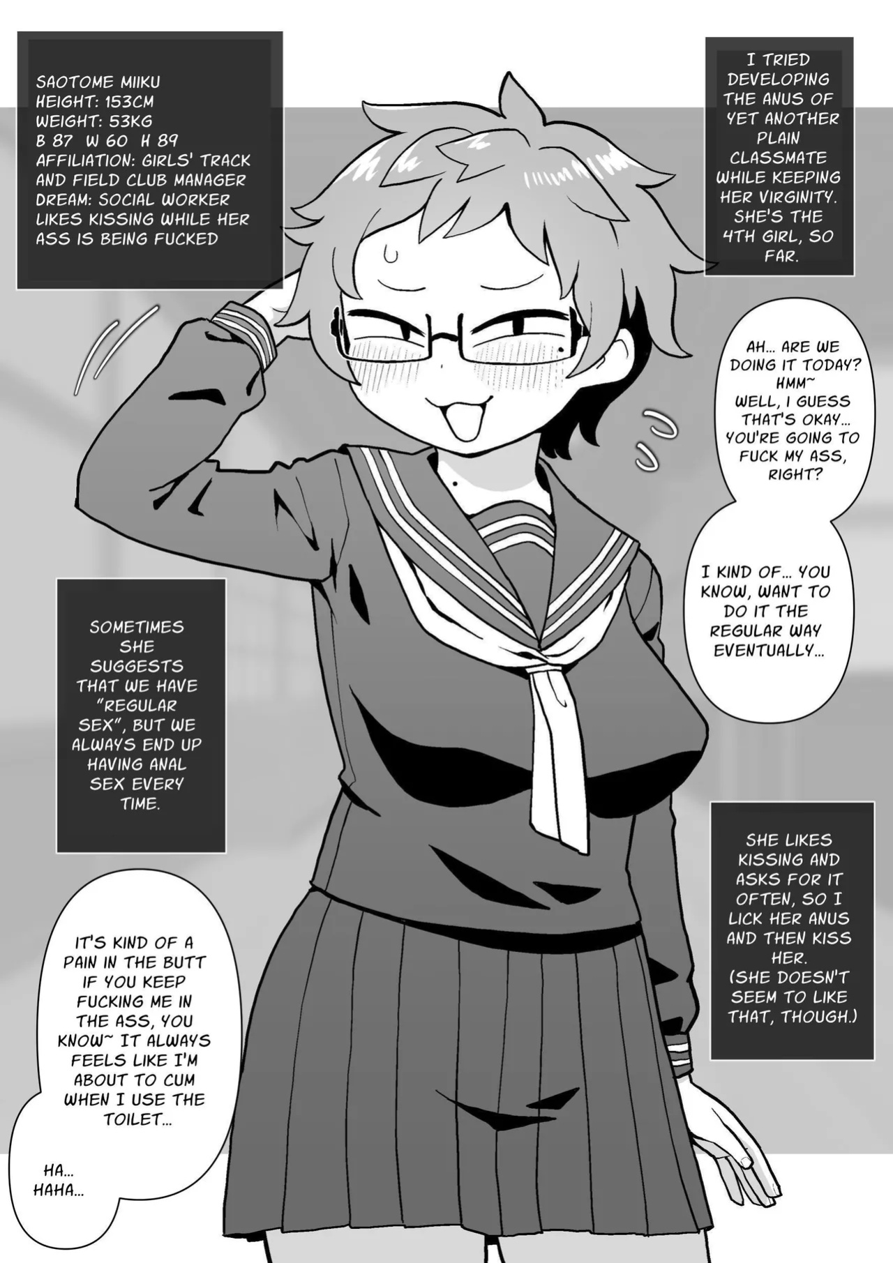 [Surudoiman no Irutokoro (Norihito)] Mob-gao Doukyuusei o Shojo no Mama Anal Kaihatsu shita Hanashi | I Sexually Developed The Anuses Of My Plain Looking Classmates While Leaving Them As Virgins [GGY Translations]