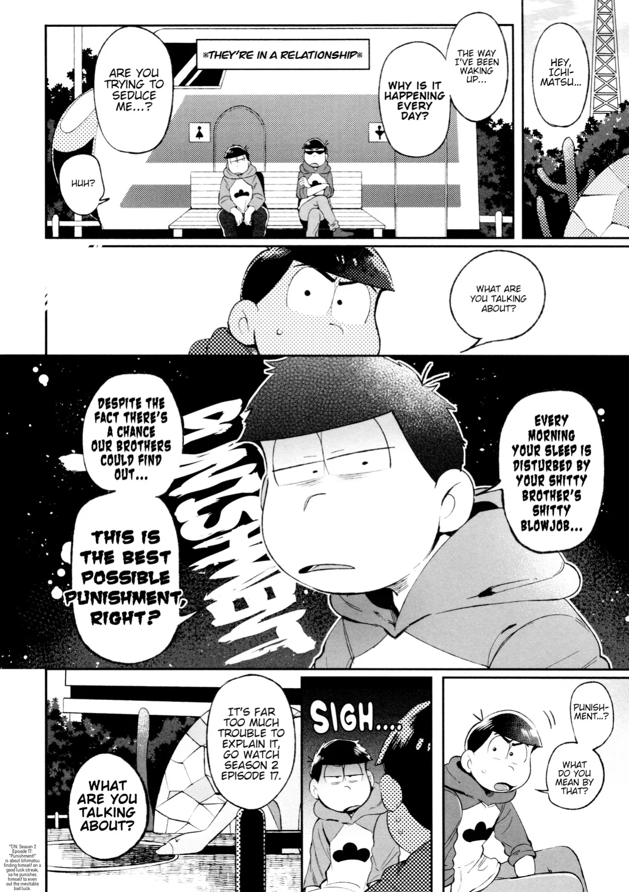 (Kahou wa Nete Matsu 17) [Momoiro-netsuduki (Kisaki Nana)] This Is Our Punishment Theory | Kore ga Bokura no Imashime Riron (Osomatsu-san)