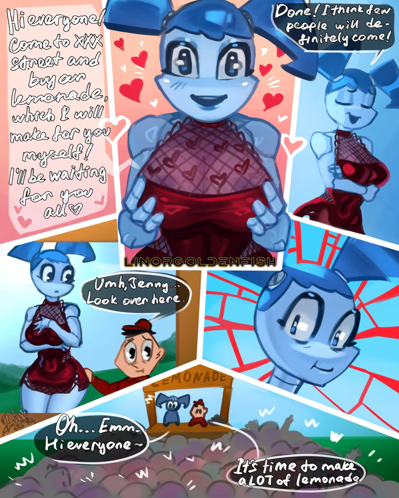 [Linor Goldenfish] My Life as a Teenage Robot