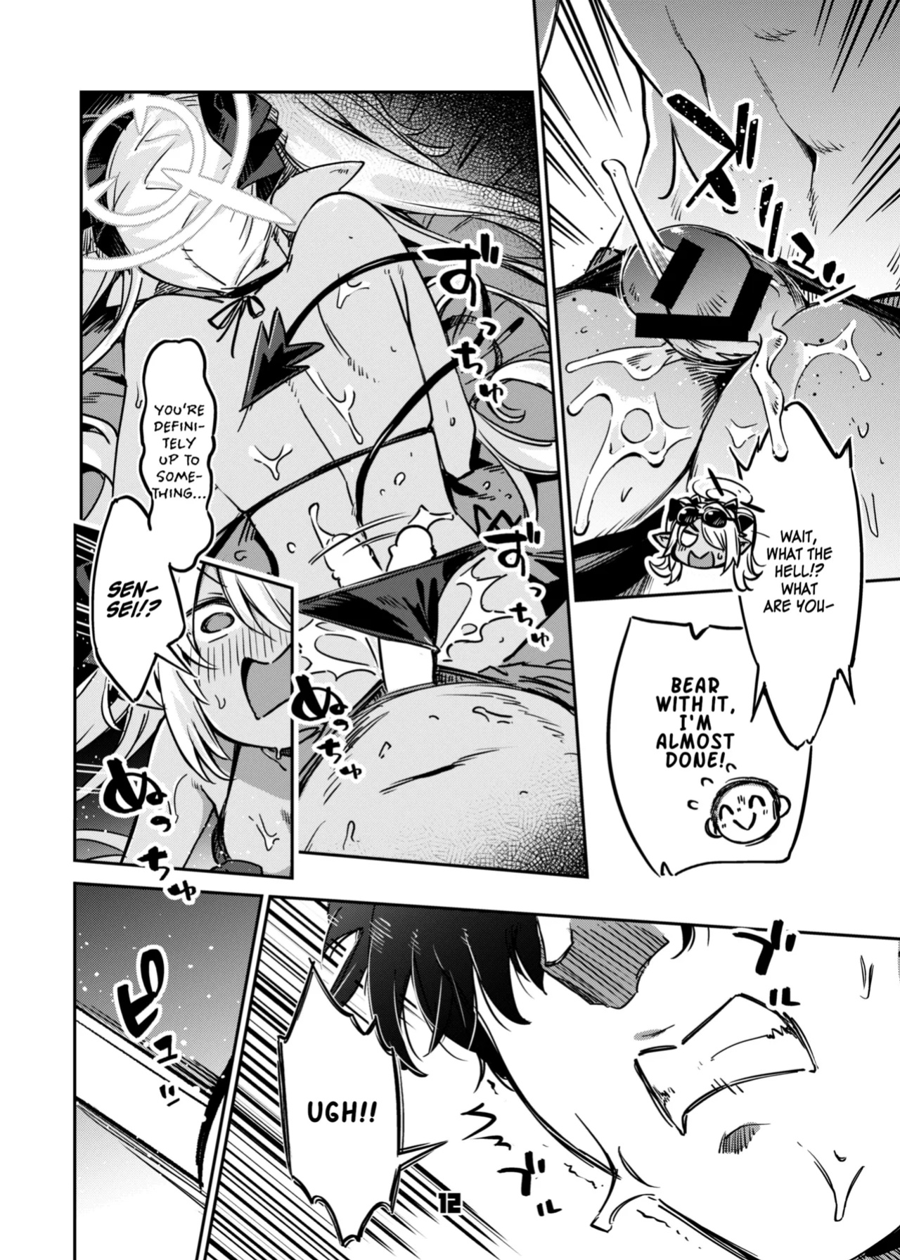 [Zombie to Yukaina Nakamatachi (Super Zombie)] Sensei no Baka! Hentai! Mou Shiranai!! | Idiot! Pervert! Leave me alone!! (Blue Archive) [SDF]