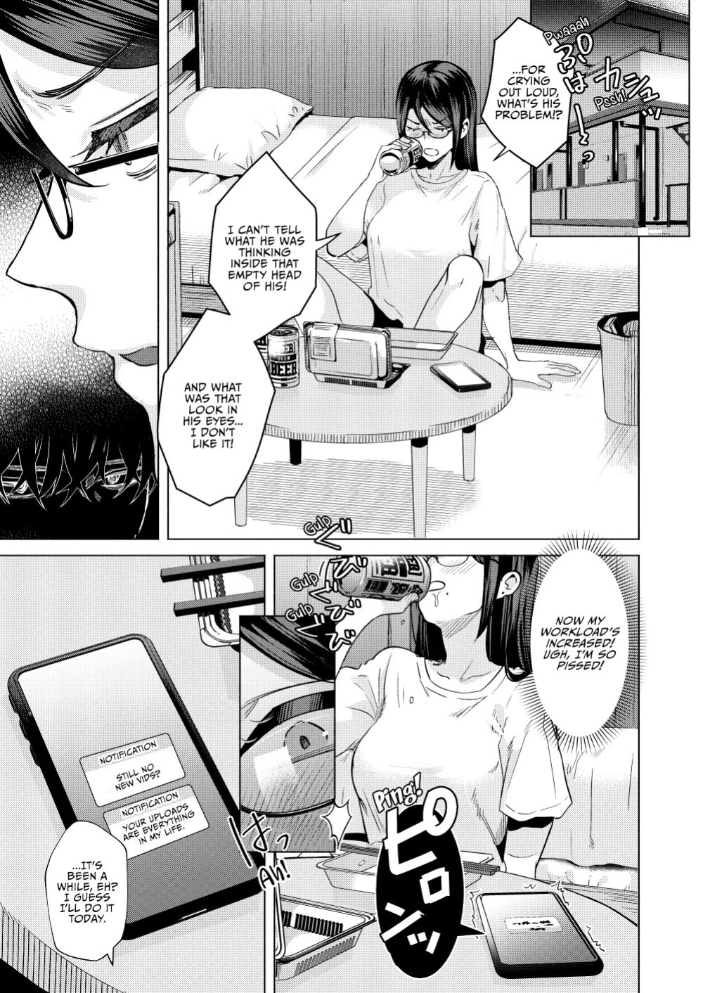 [Gagaga Honpo (Gar)] Buka ni #UraAcc o Shiraretara | If My Subordinate Finds Out About My Secret Alt Account [Vivid Rabbit]
